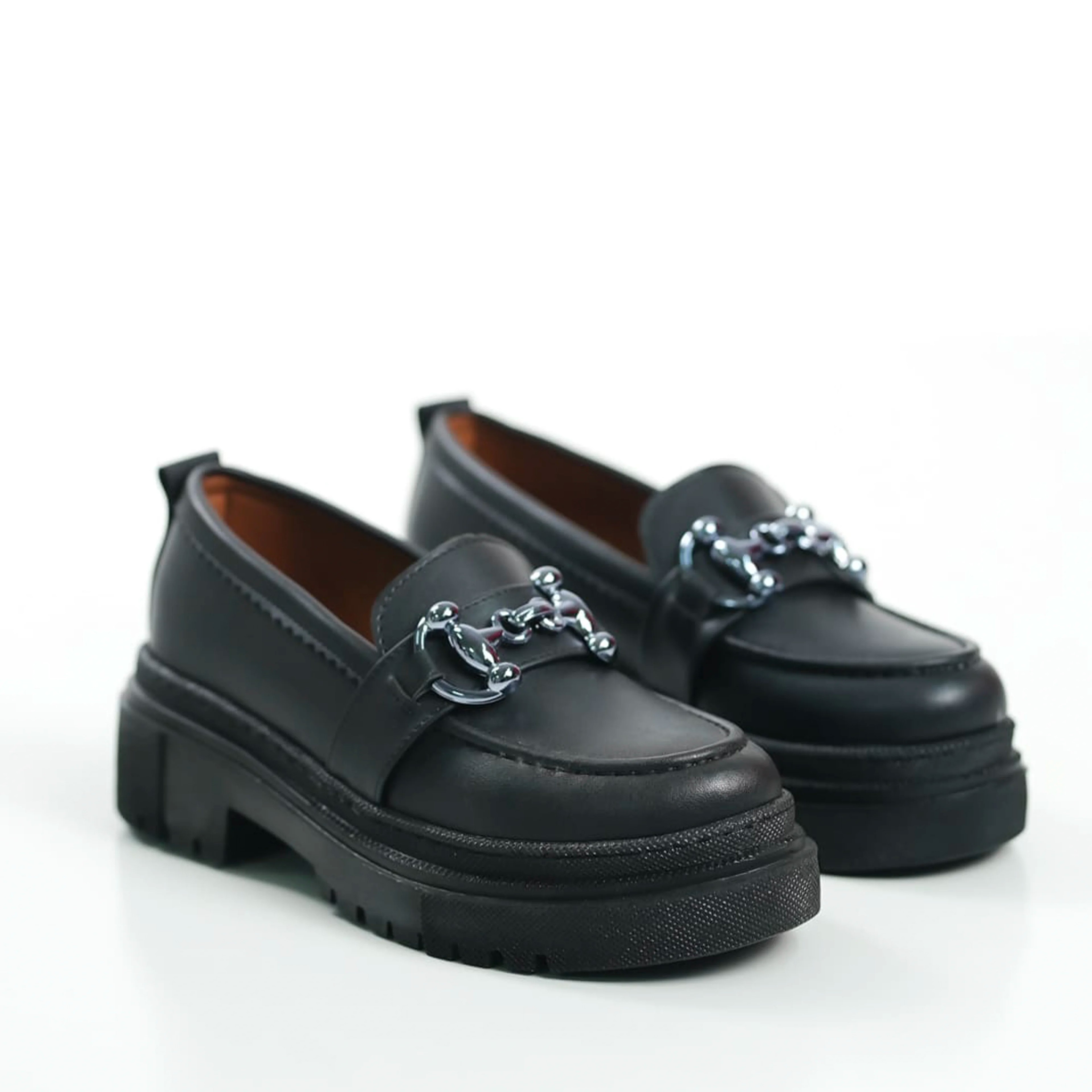 Tokalı Loafer Günlük Ayakkabı - Siyah