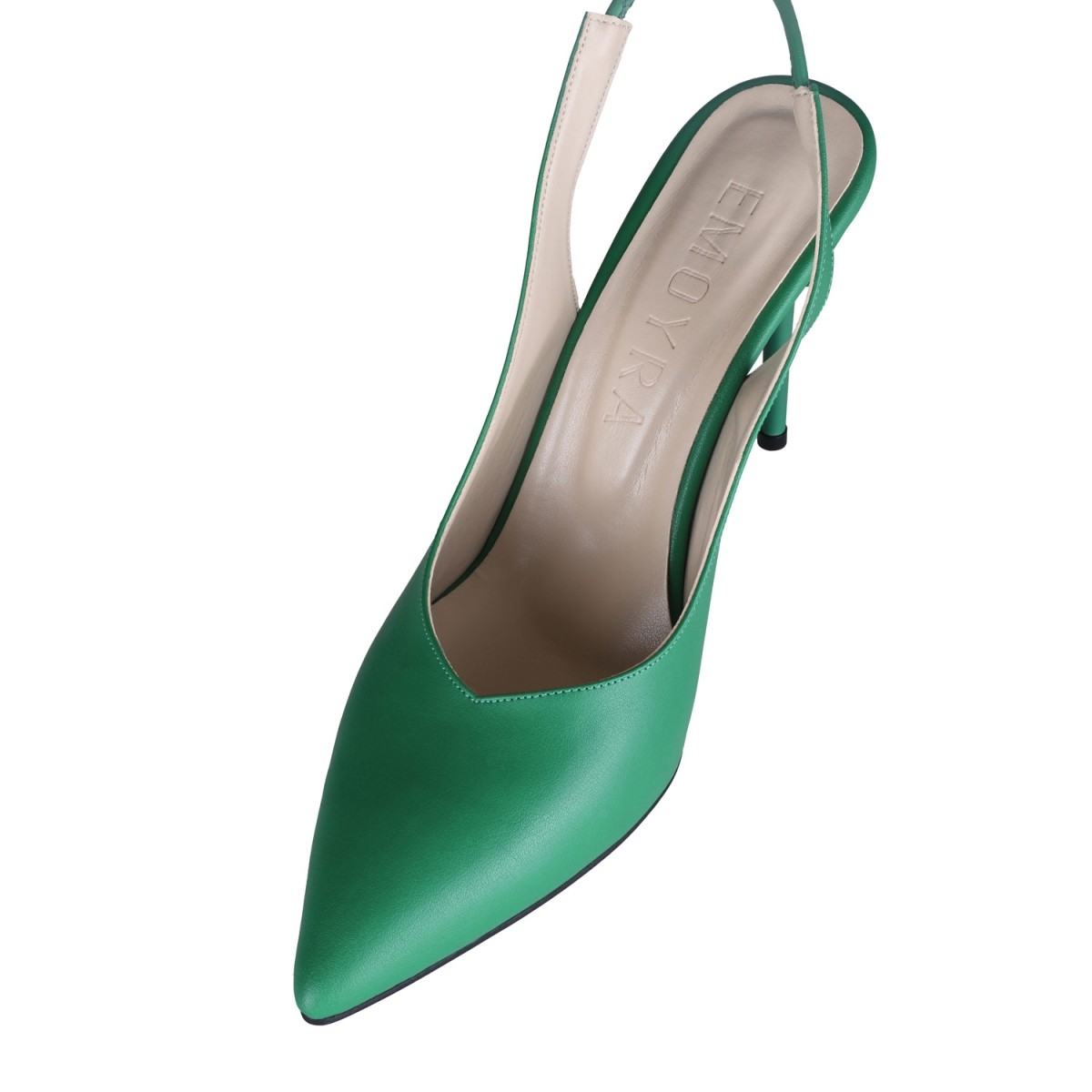 Jade İnce Yüksek Topuklu Ayakkabı Stiletto Yeşil