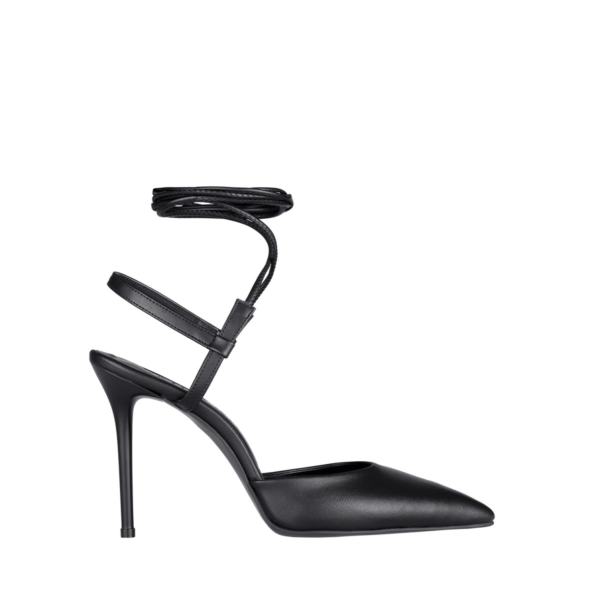 Victoria İnce Yüksek Topuklu Ayakkabı Stiletto Siyah