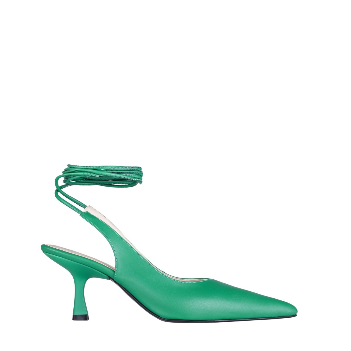 Gale İnce Topuklu Ayakkabı Stiletto Yeşil