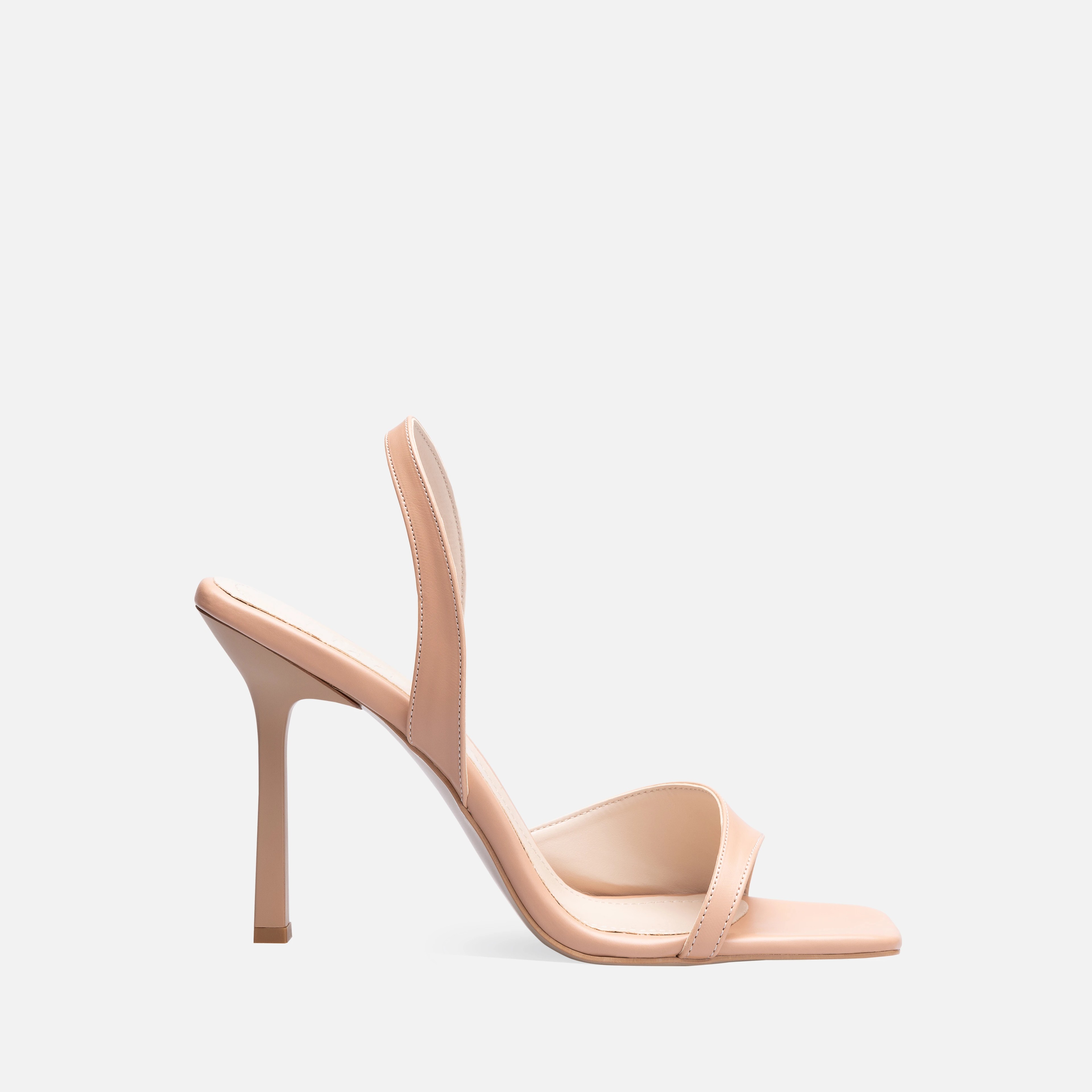 Thin High-Heeled Shoes - Neutral