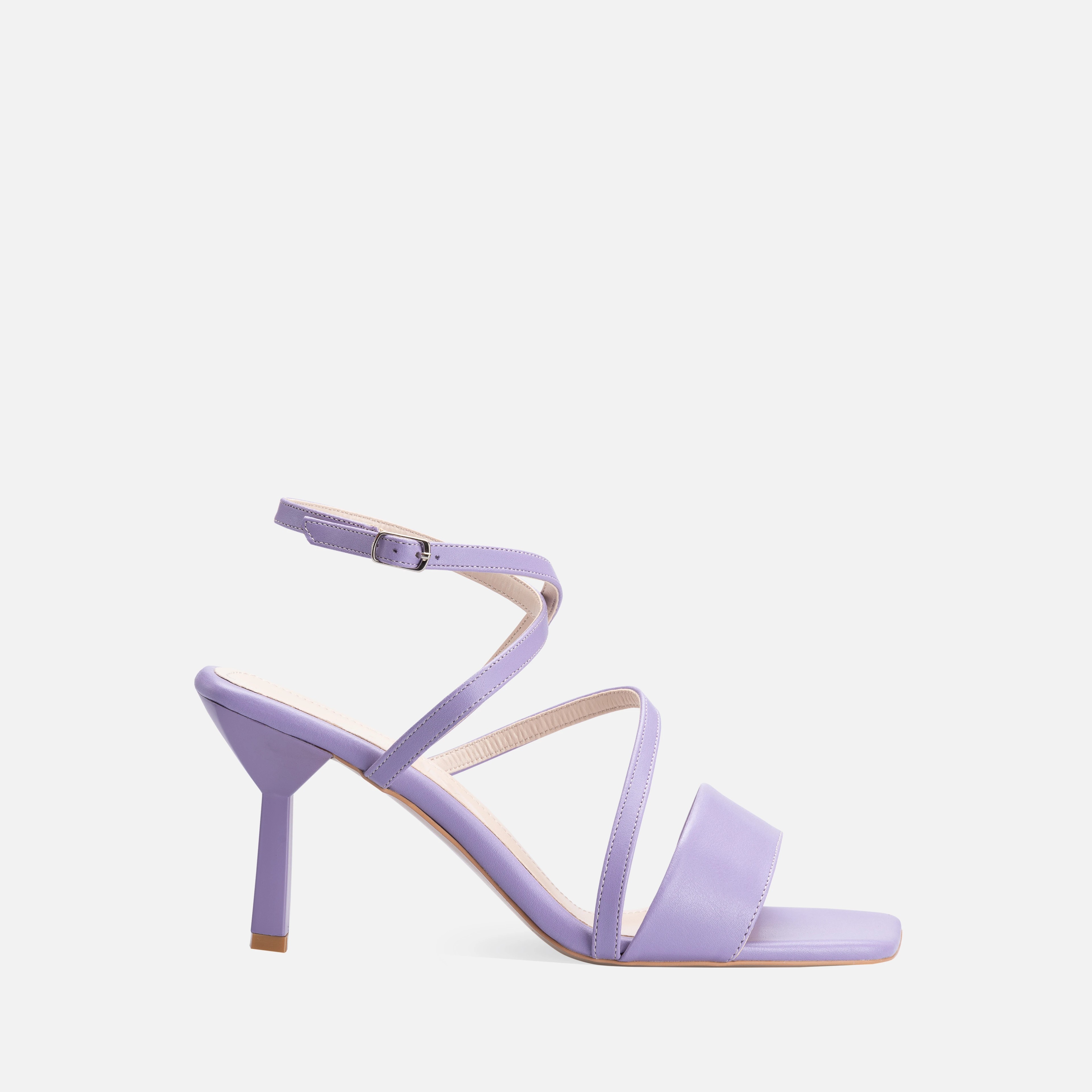 Thin High-Heeled Shoes - Lilac