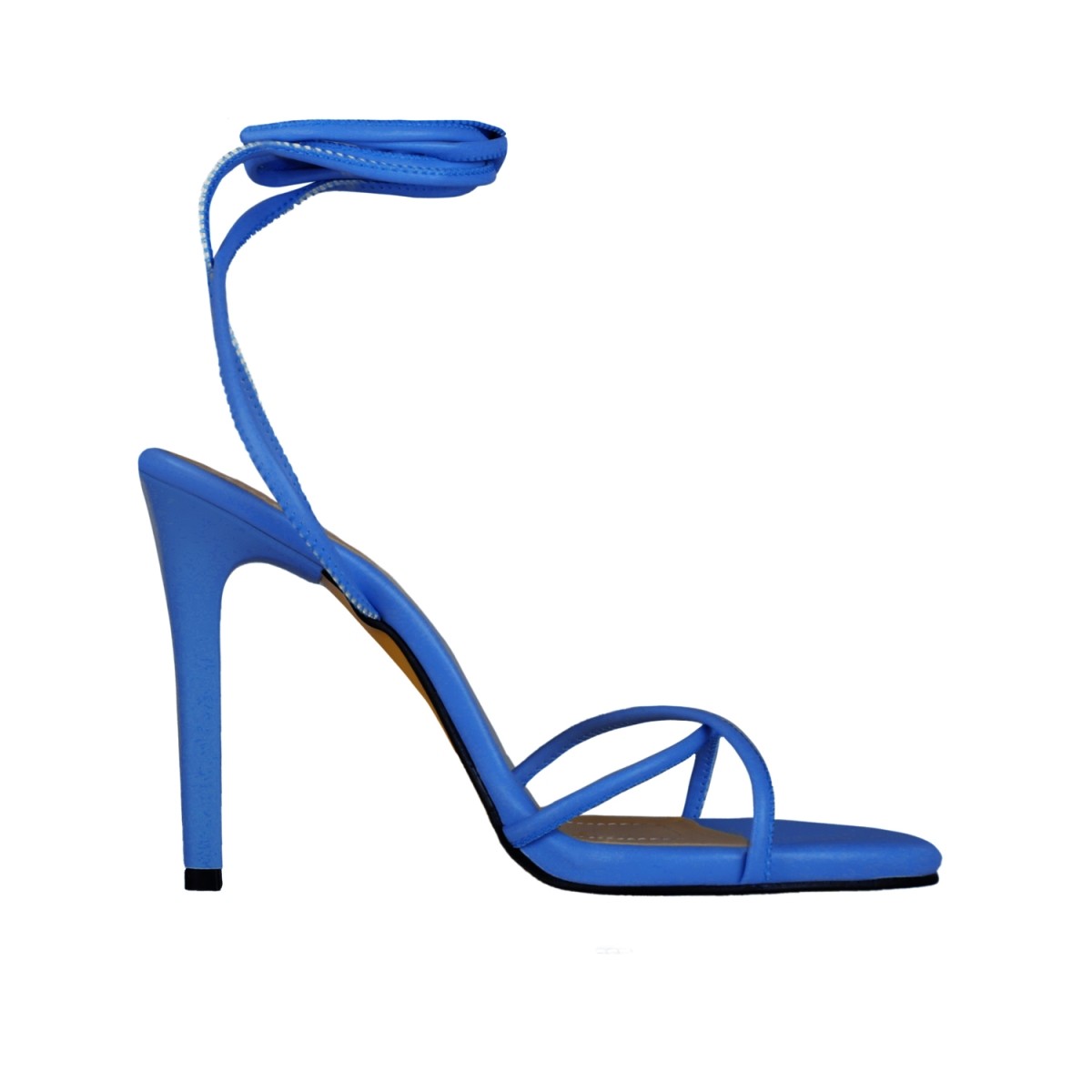 Linda İnce Yüksek Topuklu Ayakkabı Mavi