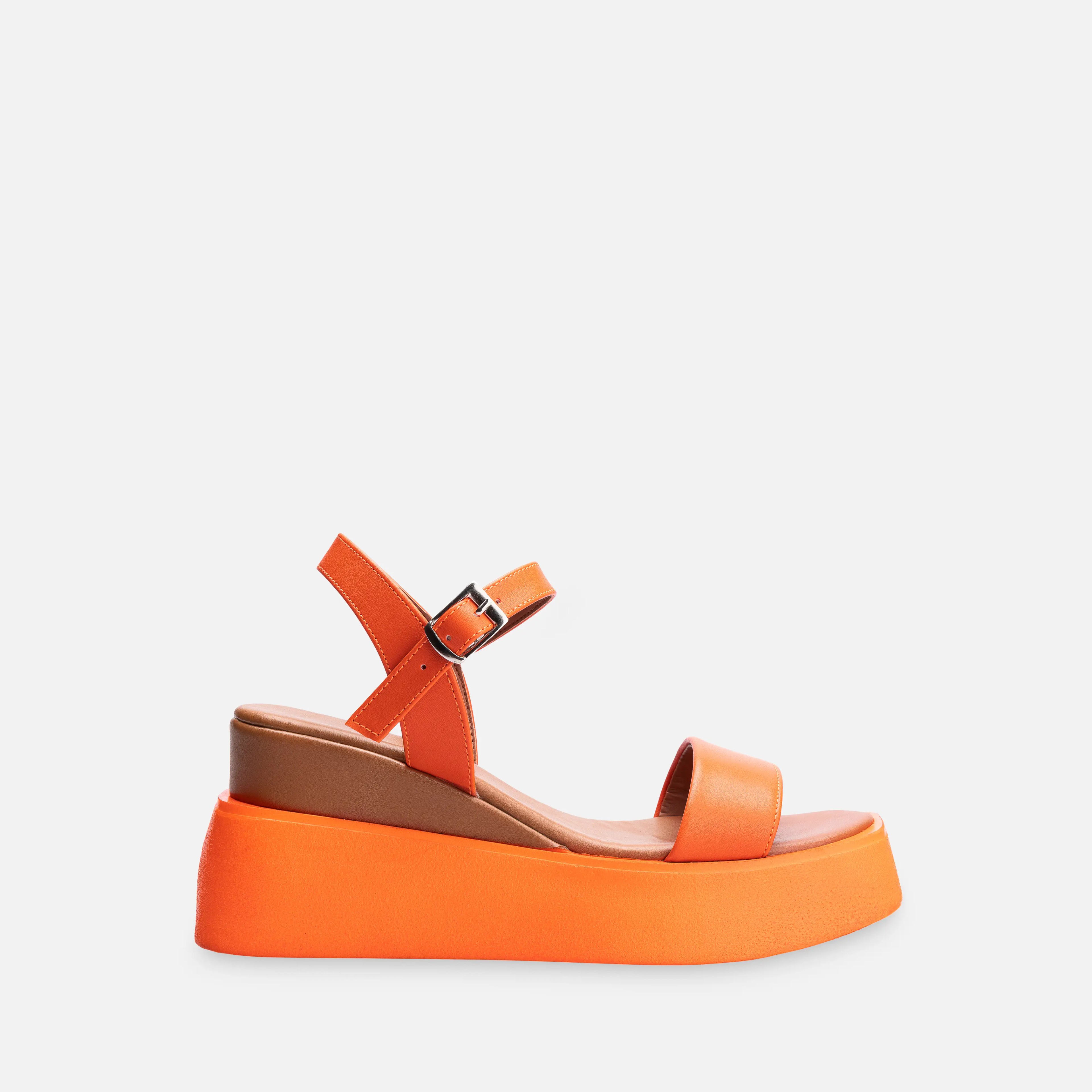 Platform Sandals - Orange
