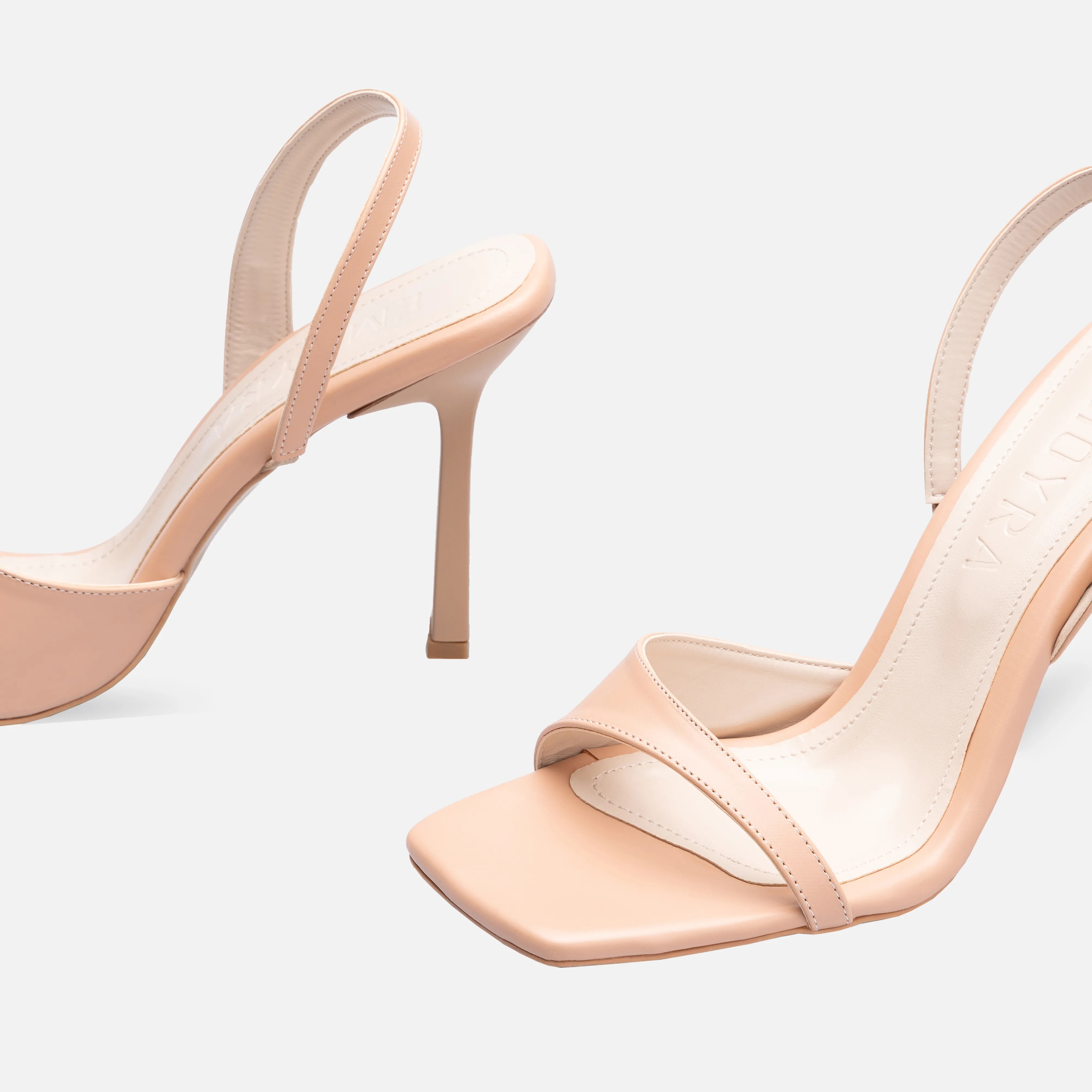 Thin High-Heeled Shoes - Neutral