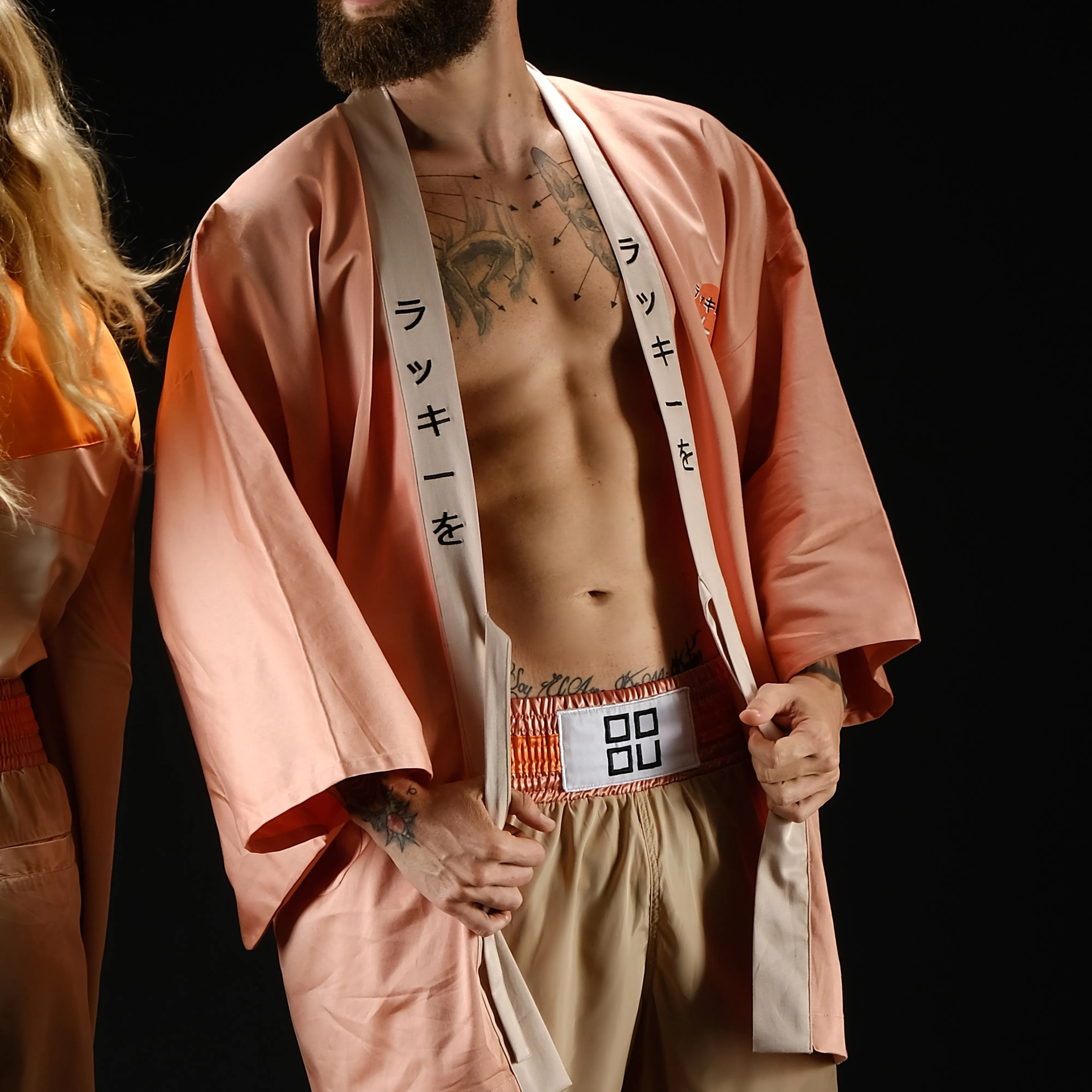 WOO-RING1 Unisex Kimono - Somon