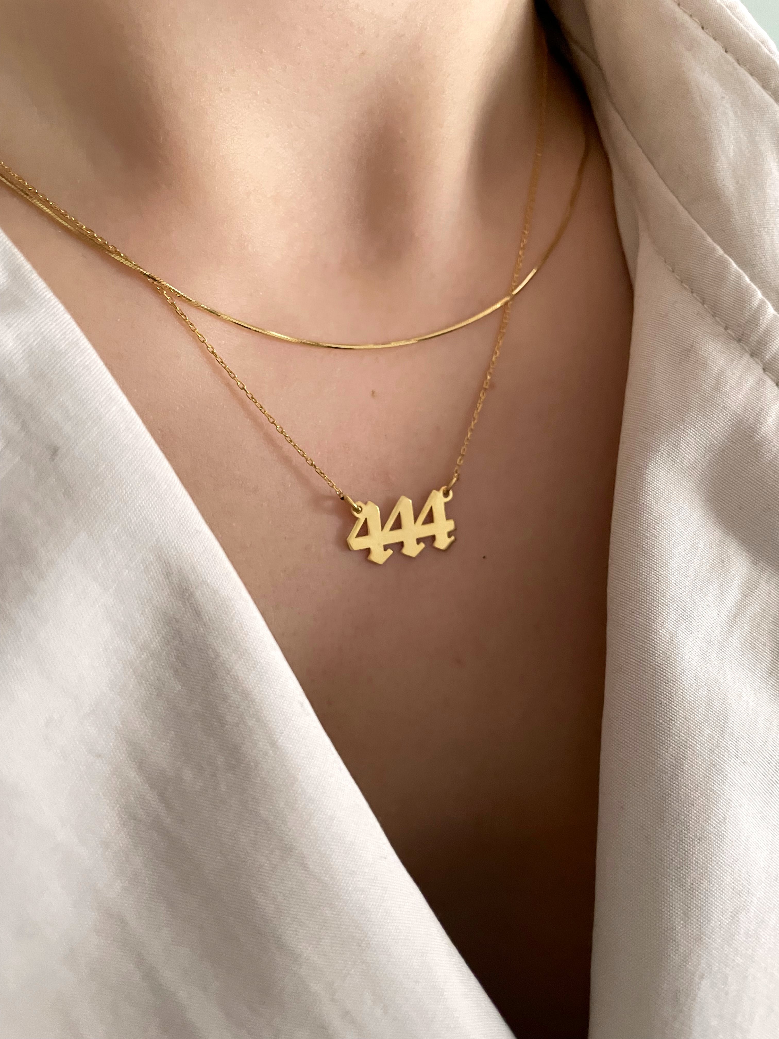 925 Gümüş | “Angel Numbers” Kolye