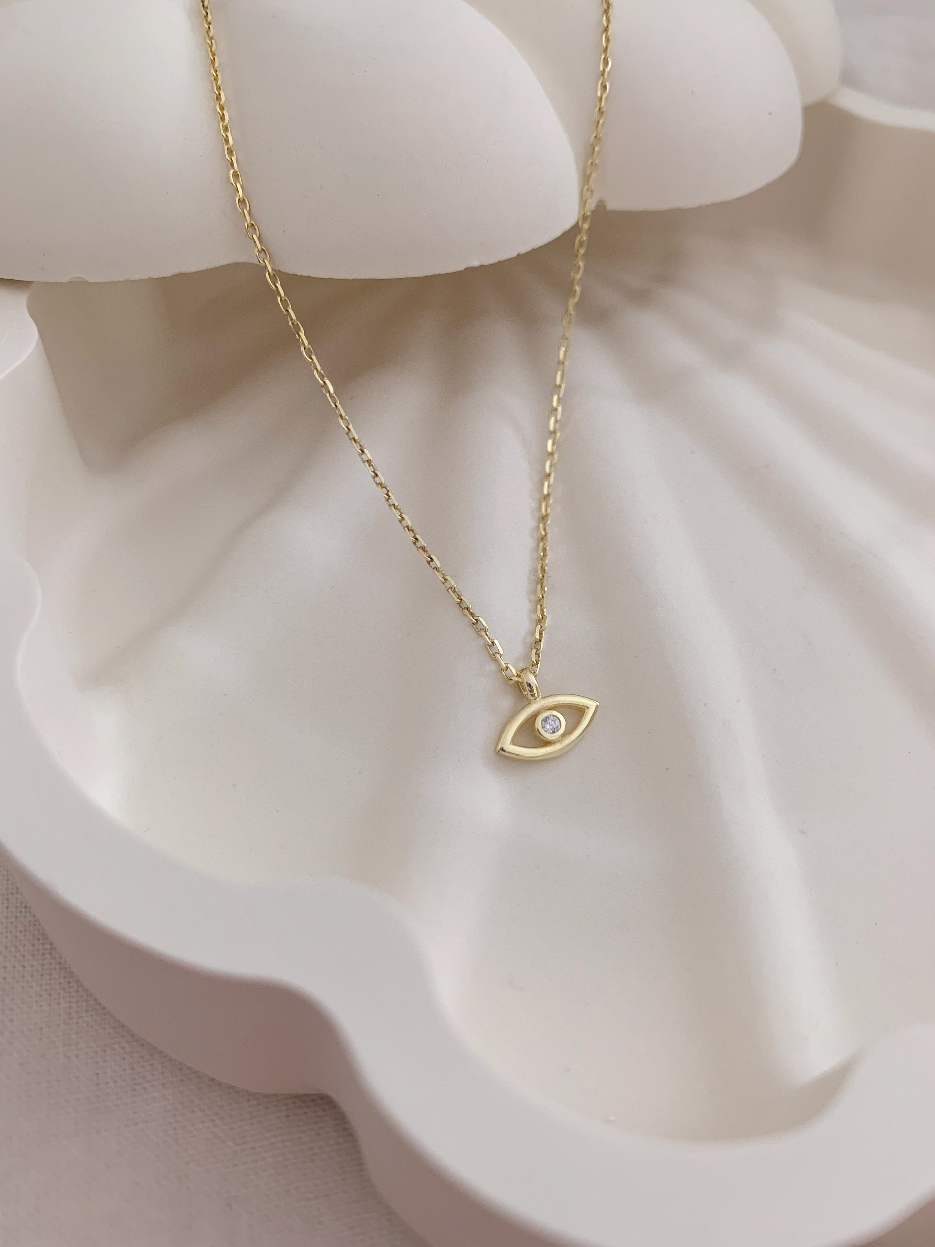 925 Gümüş | Eye Charm Kolye