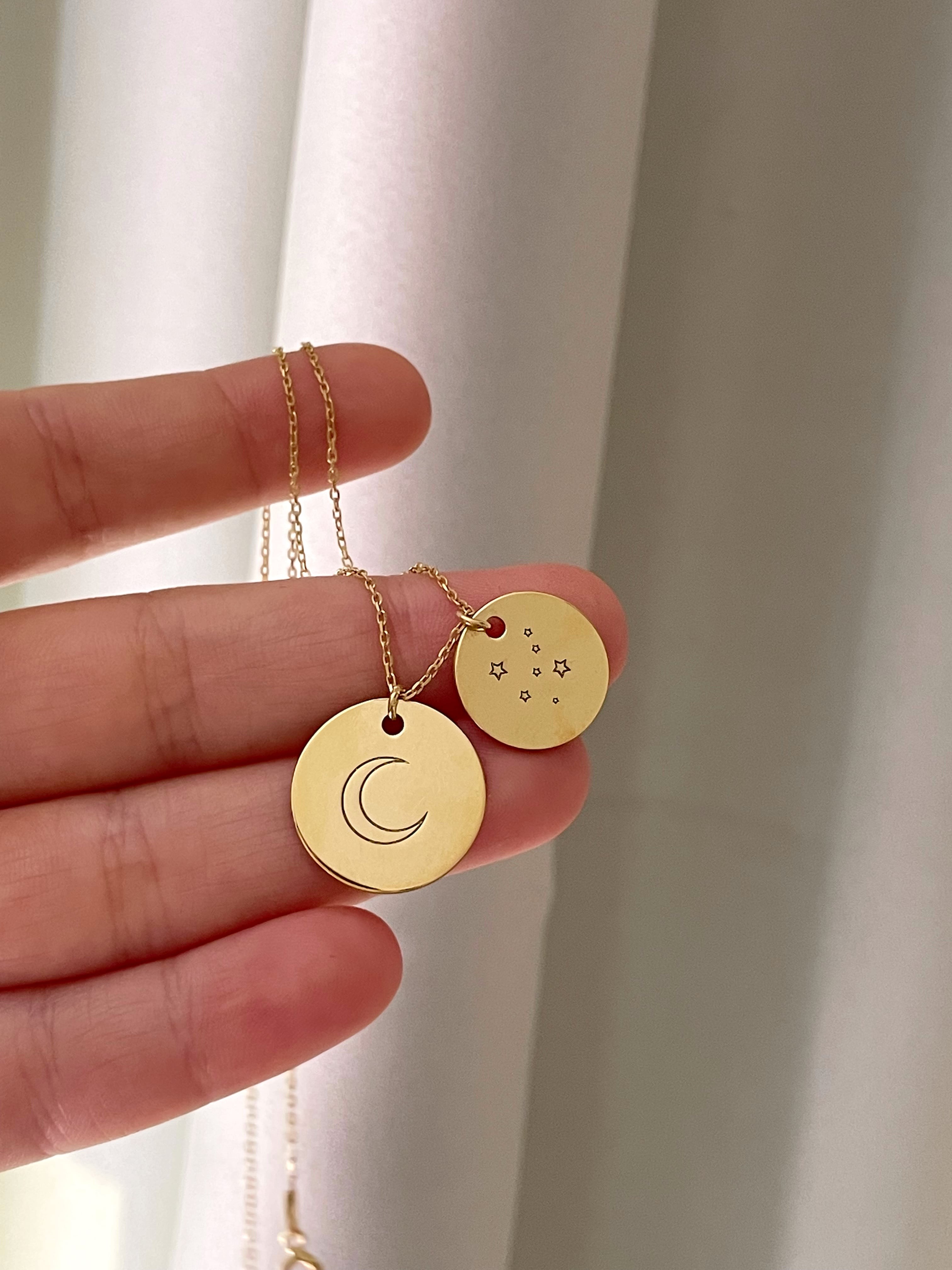 925 Gümüş | ''To The Moon And Back'' Kolye