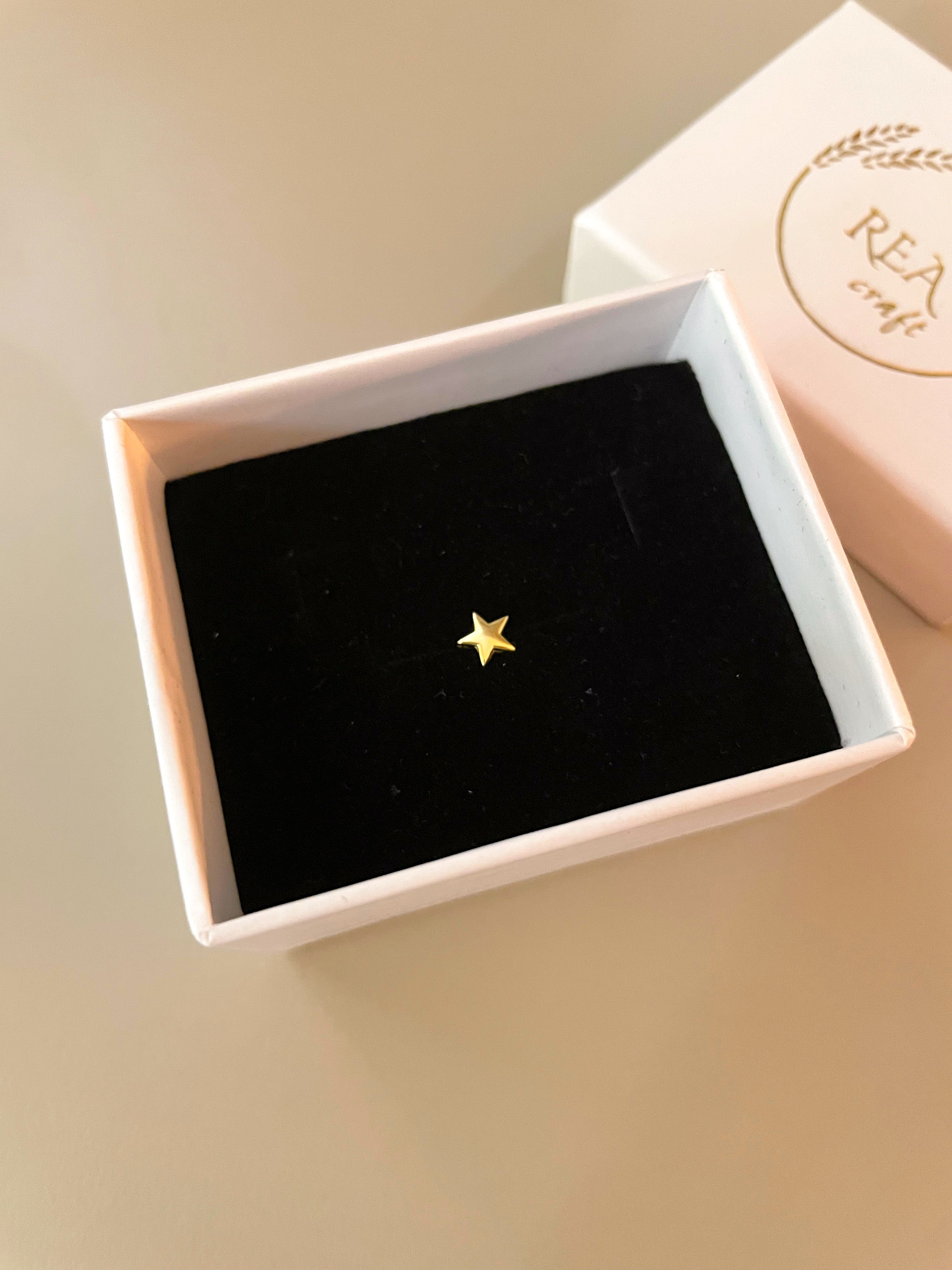 925 Gümüş | Taşsız Yıldız Piercing