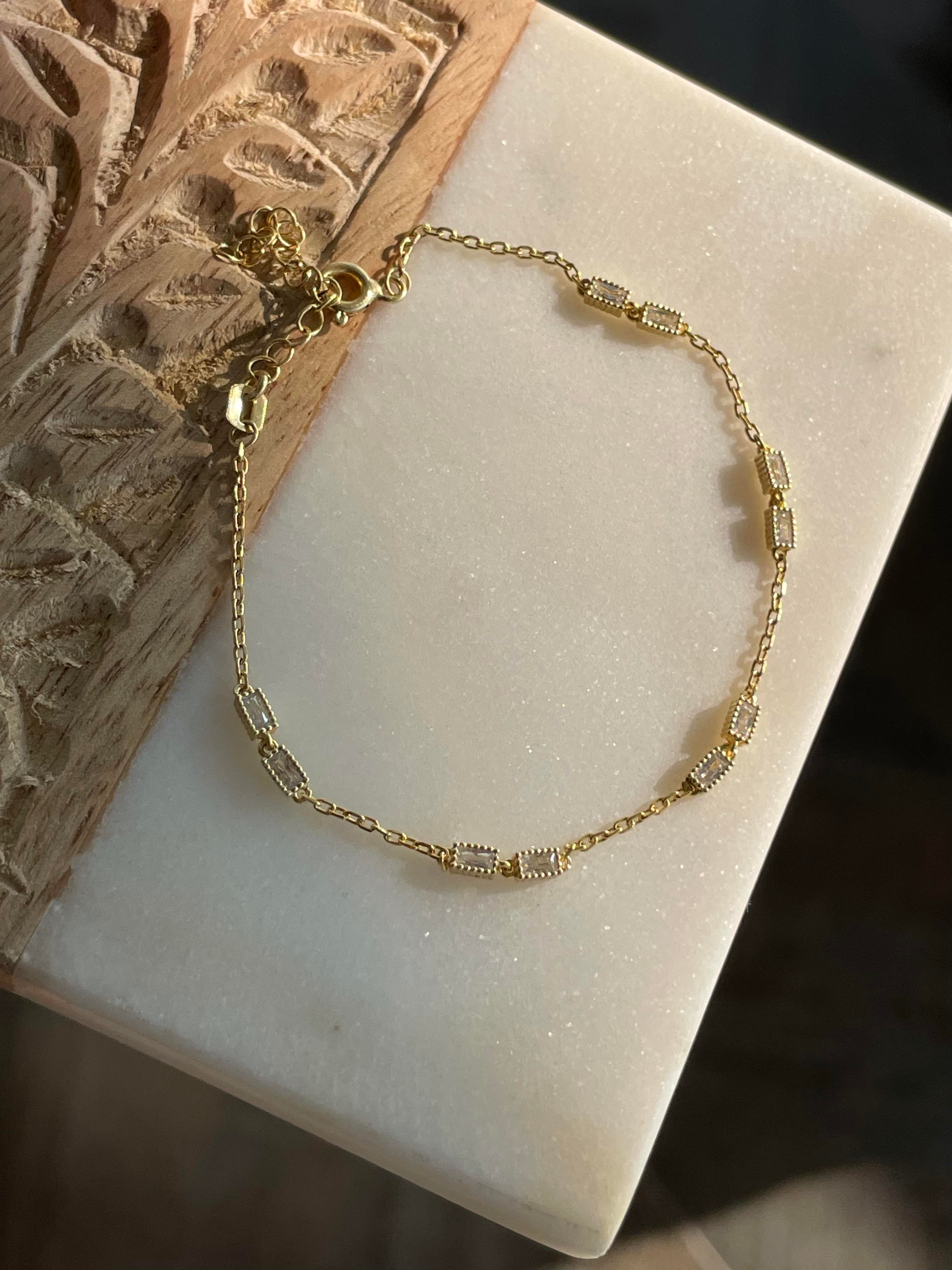 925 Gümüş | ''Shiny'' Baget Bileklik