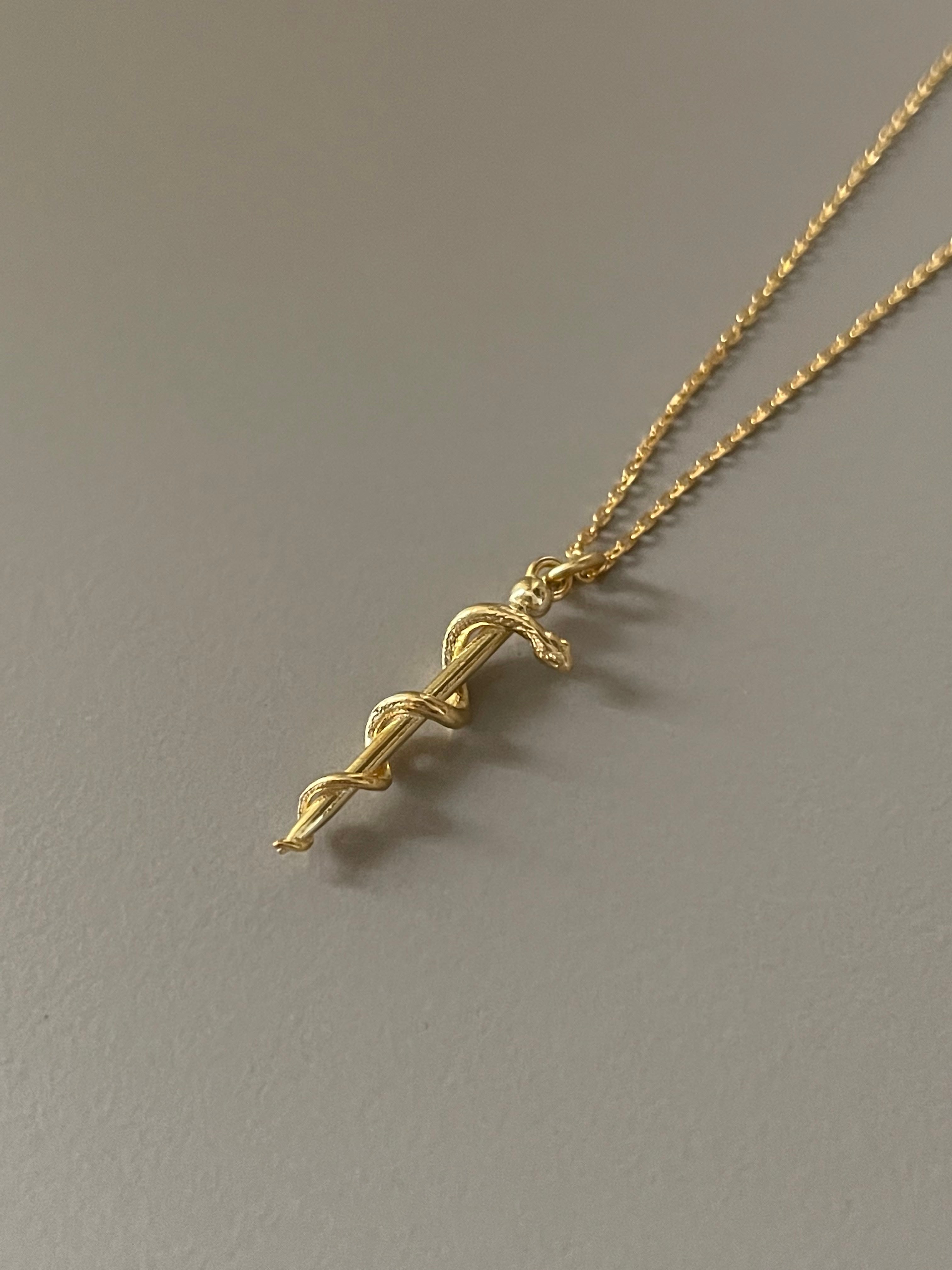 925 Gümüş | Coiled Snake Kolye