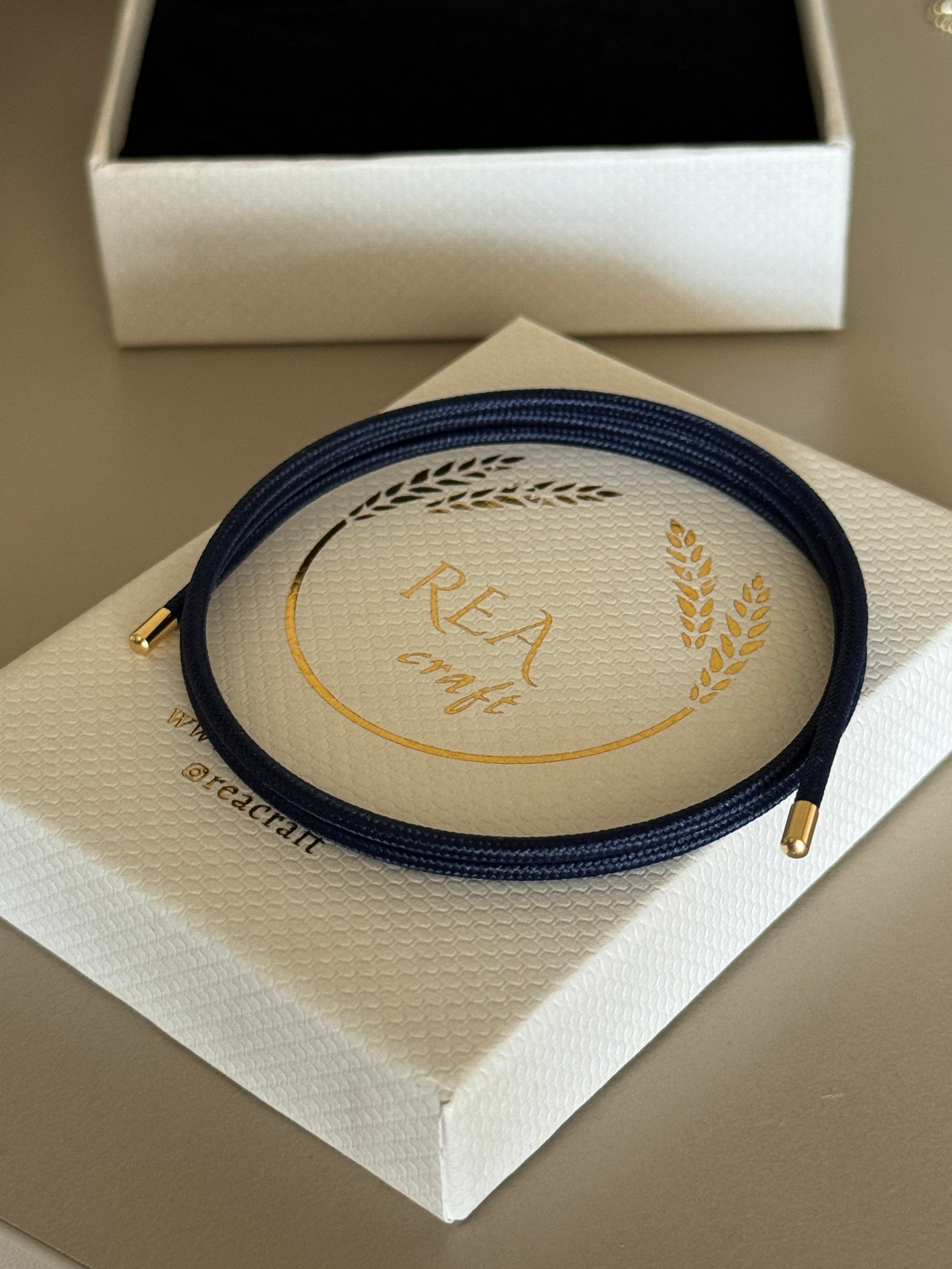 925 Gümüş | ''Deep Blue'' Mıknatıslı Unisex Bileklik