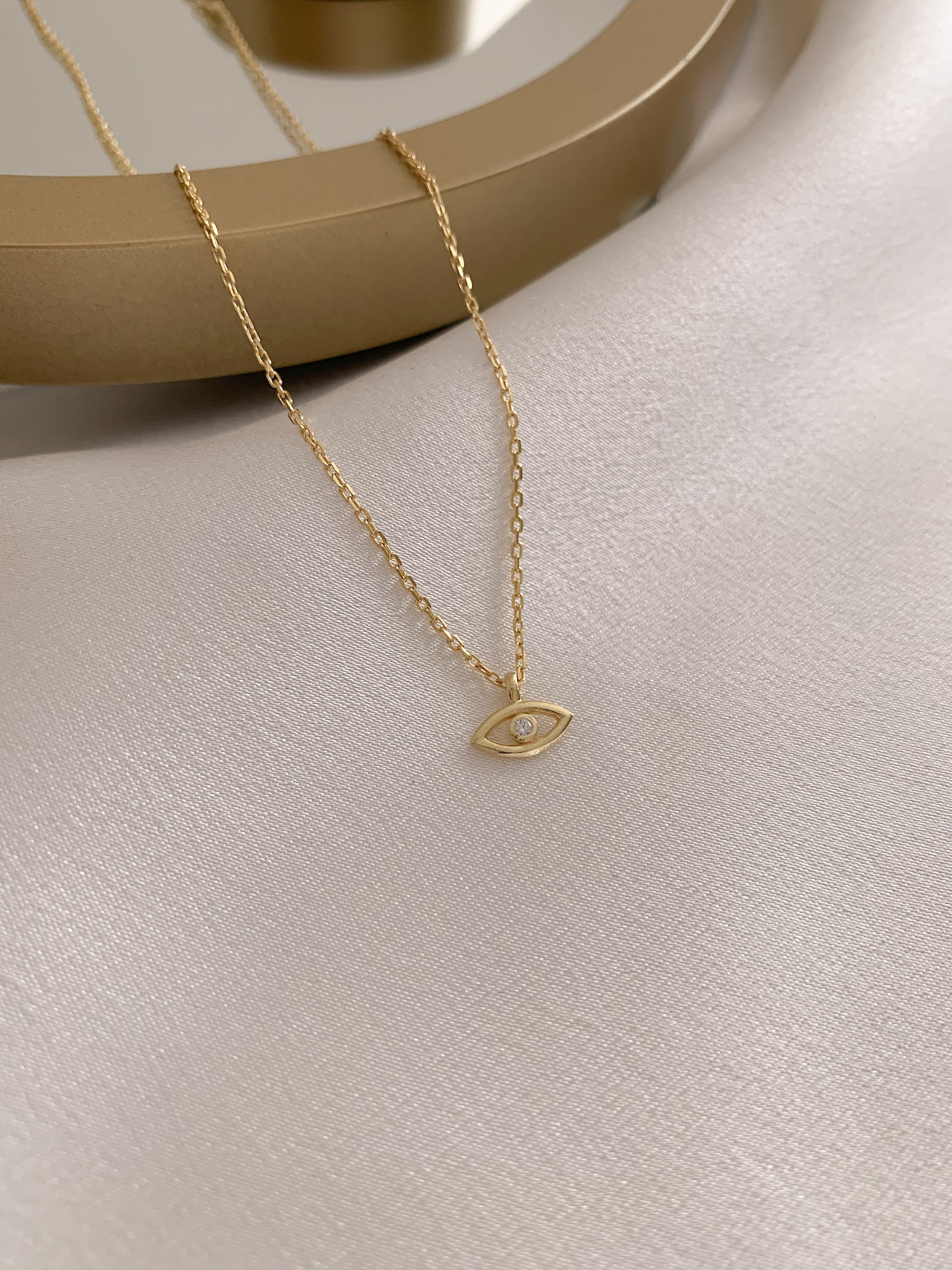 925 Gümüş | Eye Charm Kolye