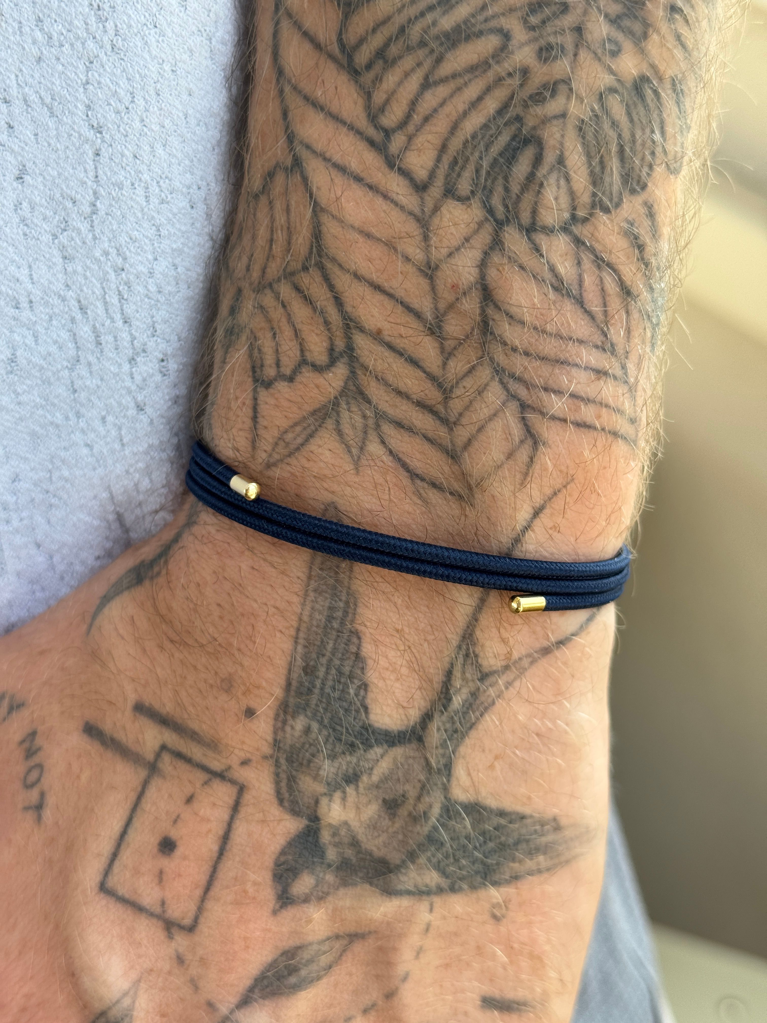 925 Gümüş | ''Deep Blue'' Mıknatıslı Unisex Bileklik