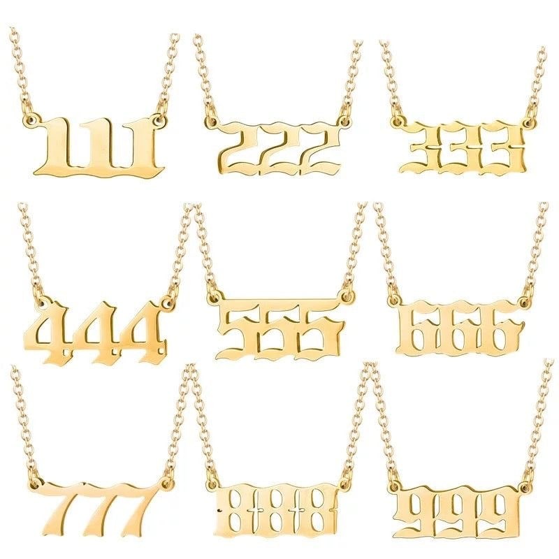 925 Gümüş | “Angel Numbers” Kolye