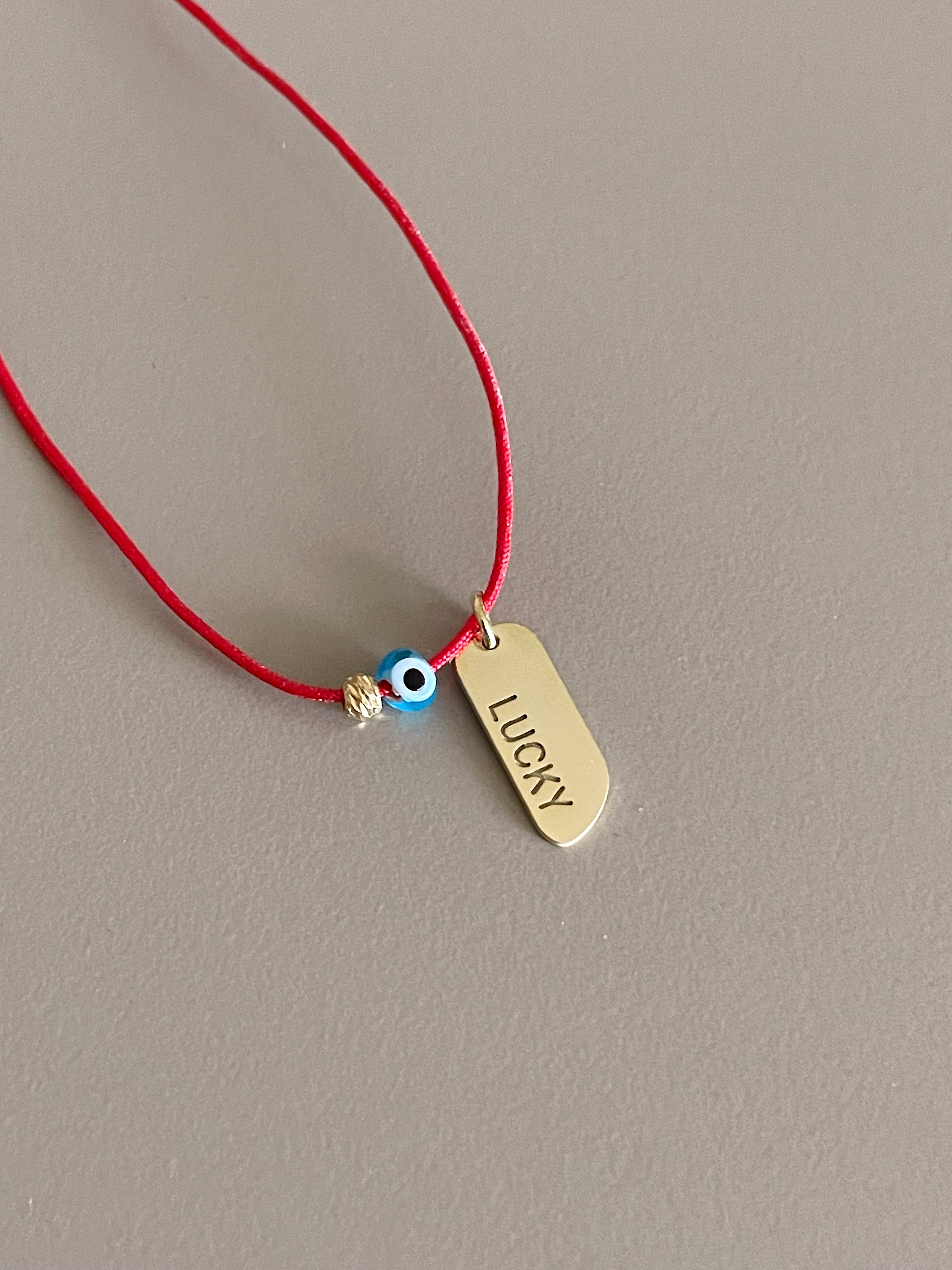 925 Gümüş | “Lucky Charm” Nazarlı Şans Kolyesi