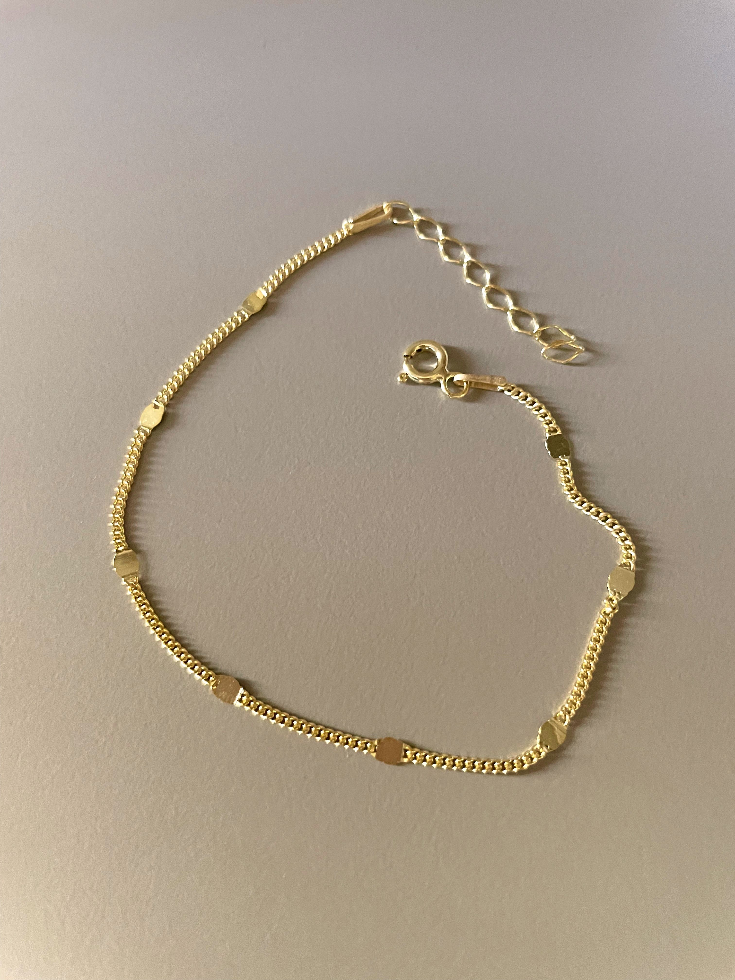 925 Gümüş | Unisex Pullu “Gigi” Bileklik