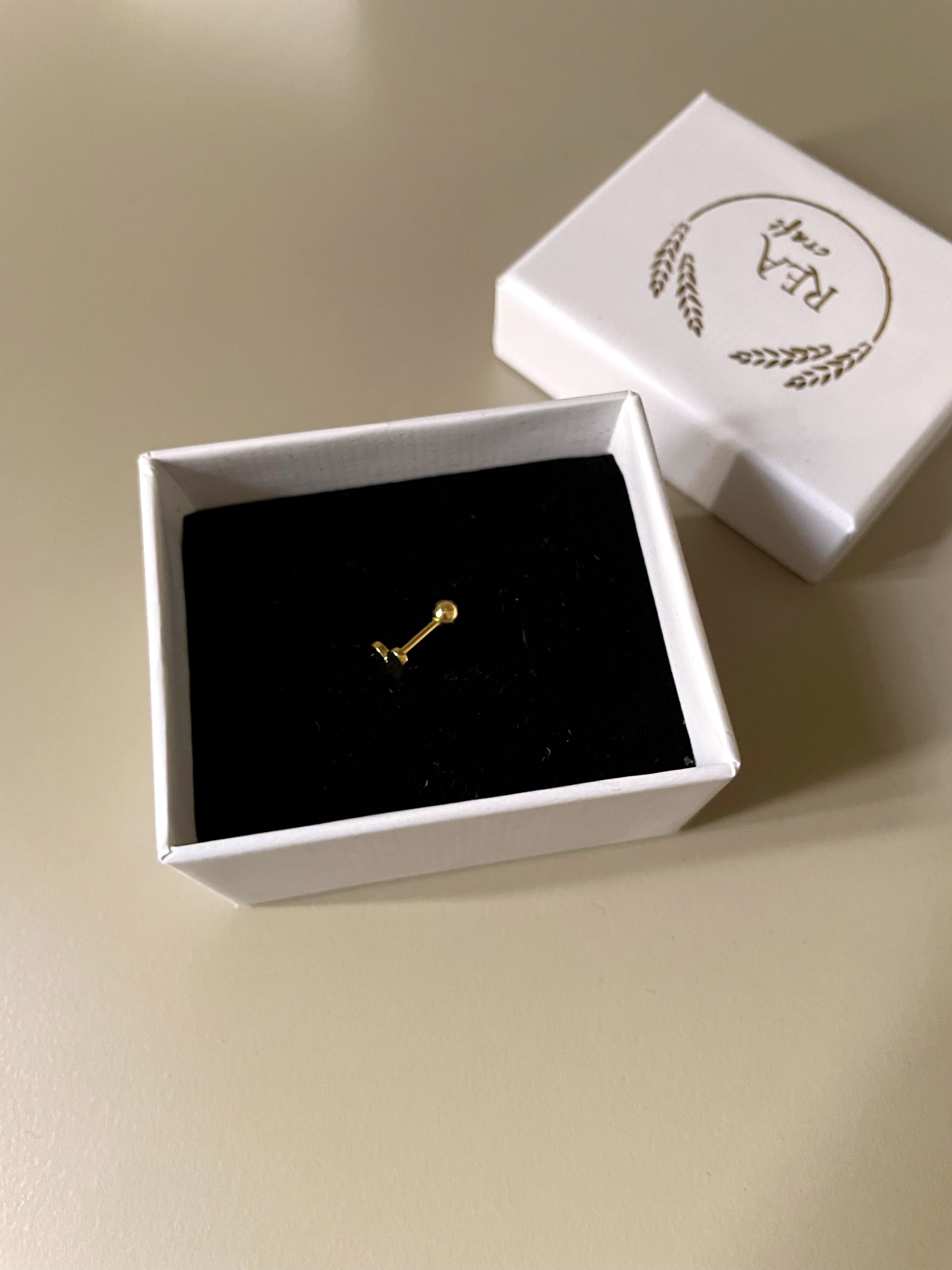 925 Gümüş | Kalp Piercing