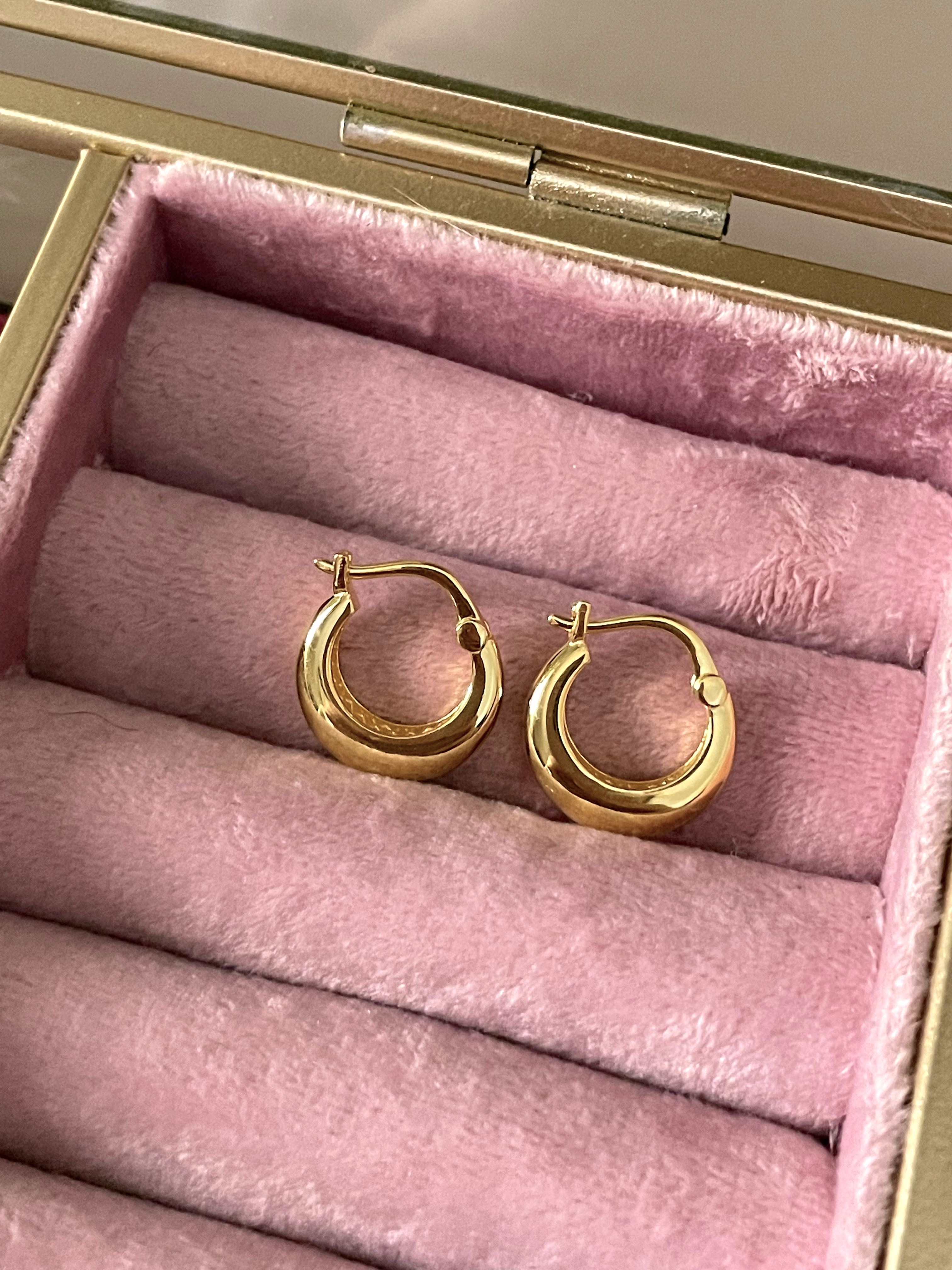 925 Gümüş | İthal 1.5 cm Halka Küpe