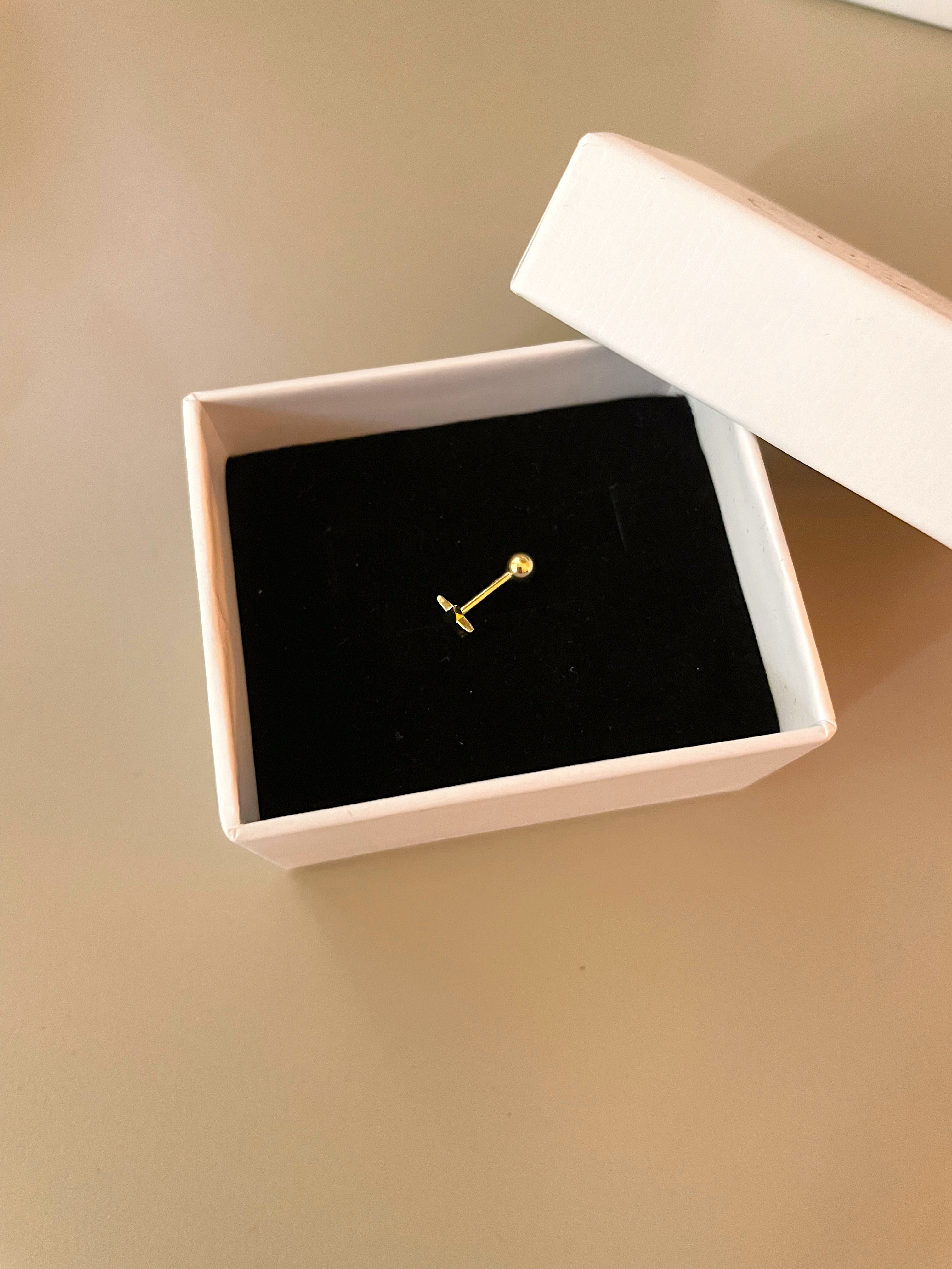925 Gümüş | Taşsız Yıldız Piercing