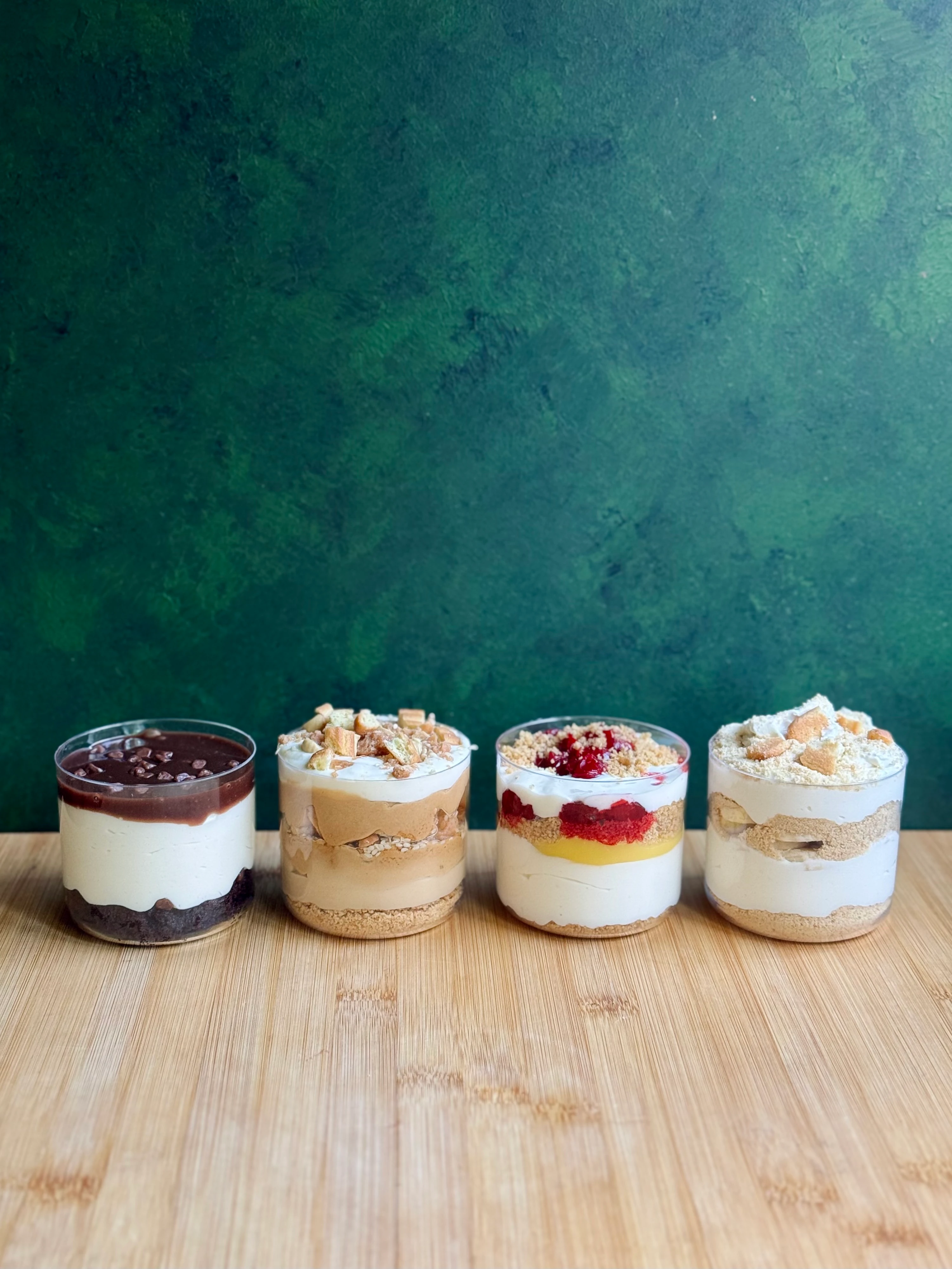 Profesyonel Danışmanlık Reçeteleri Serisi "Bölüm 1" Kuplar / Spoonful, Magnolia, Lotus Crumble Caramel Kup, Limon ve Frambuazlı No-bake Cheesecake Kup