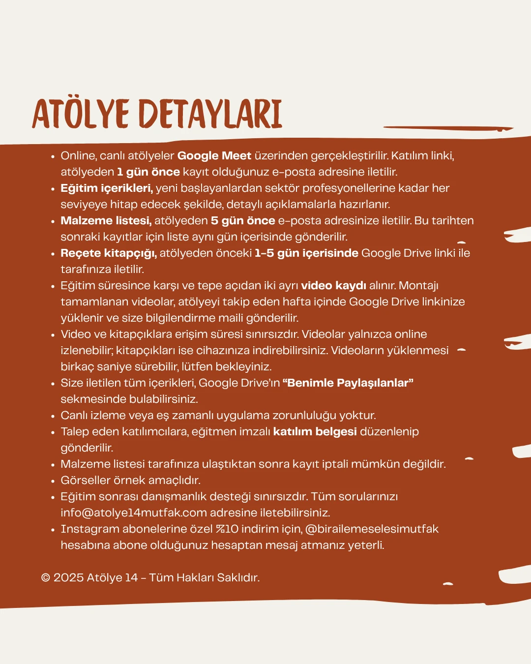 Online Canlı Atölye: Yılbaşı Özel Atölye / Mezeler