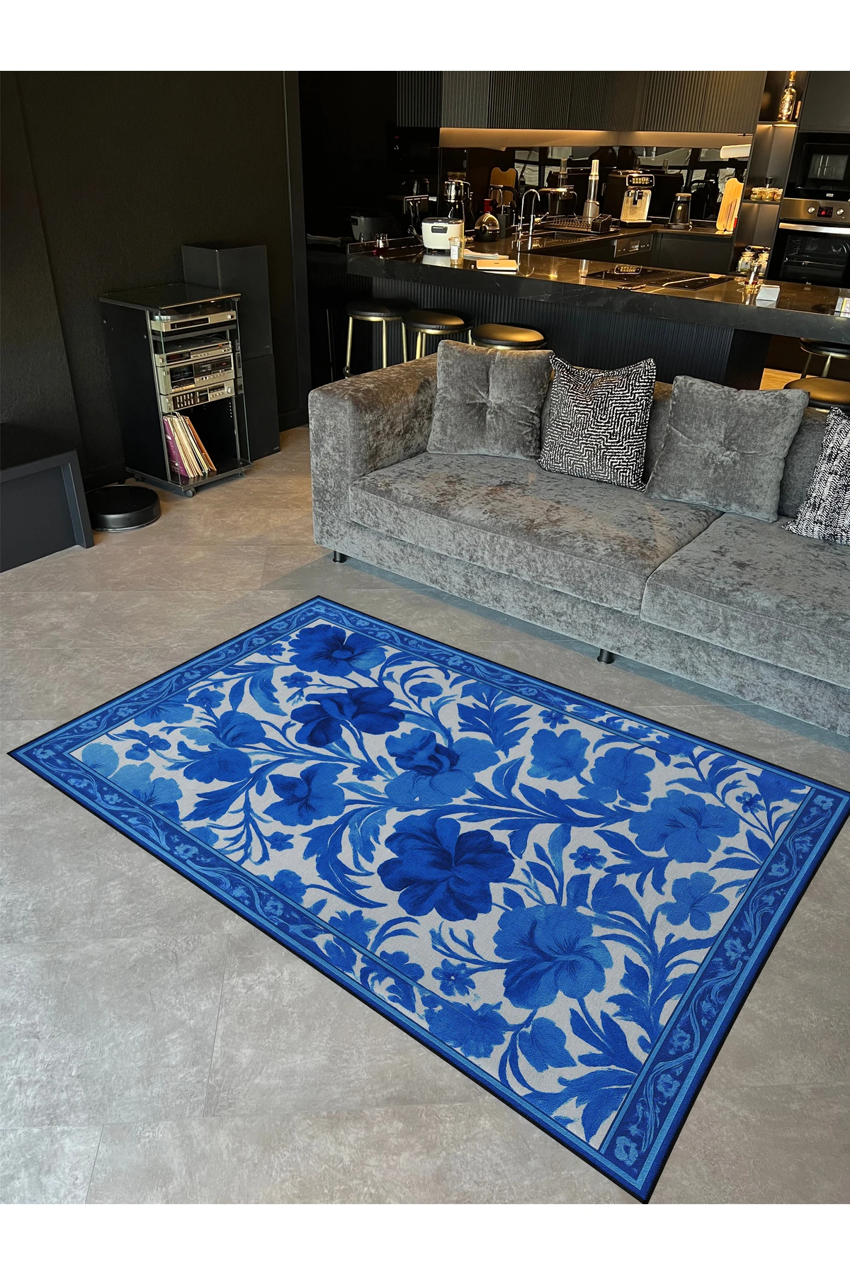 MOSSO Morden Temalı Desenli Modern Dekoratif Halı mosso447