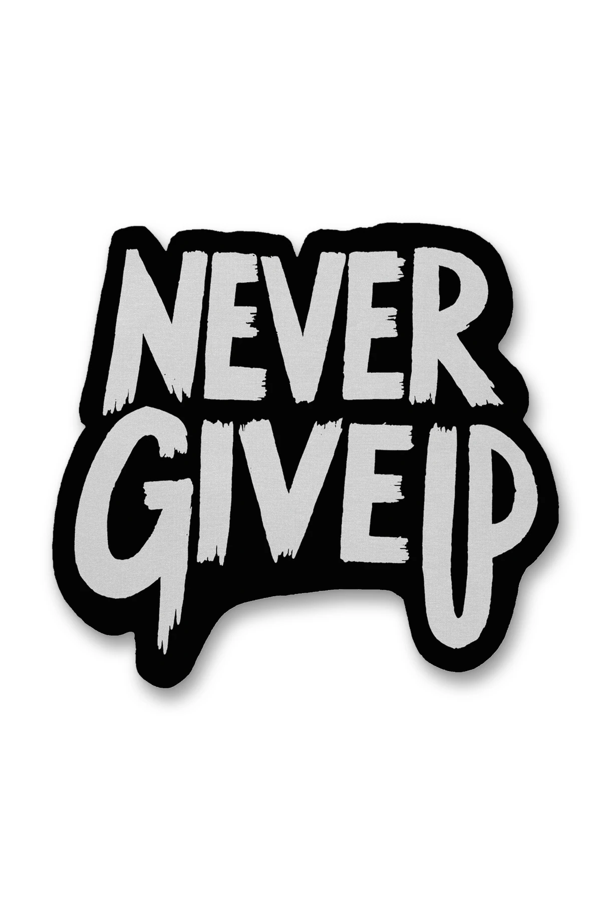 MOSSO Asla Vazgeçme Yazı Desenli Dokuma Taban Modern Dekoratif Halı mosso347