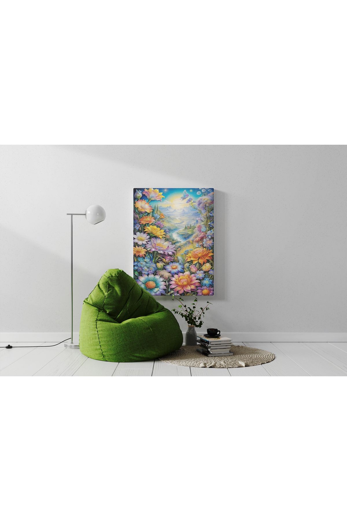 Kanvas Tablo Floral ve Doğa Desenli Modern Tablo