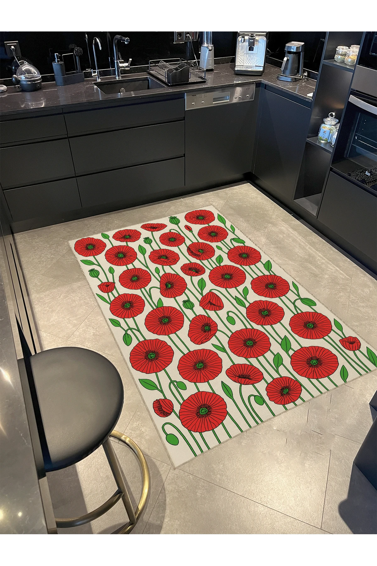 MOSSO Geleneksel Temalı Desen Modern Dekoratif Halı mosso484