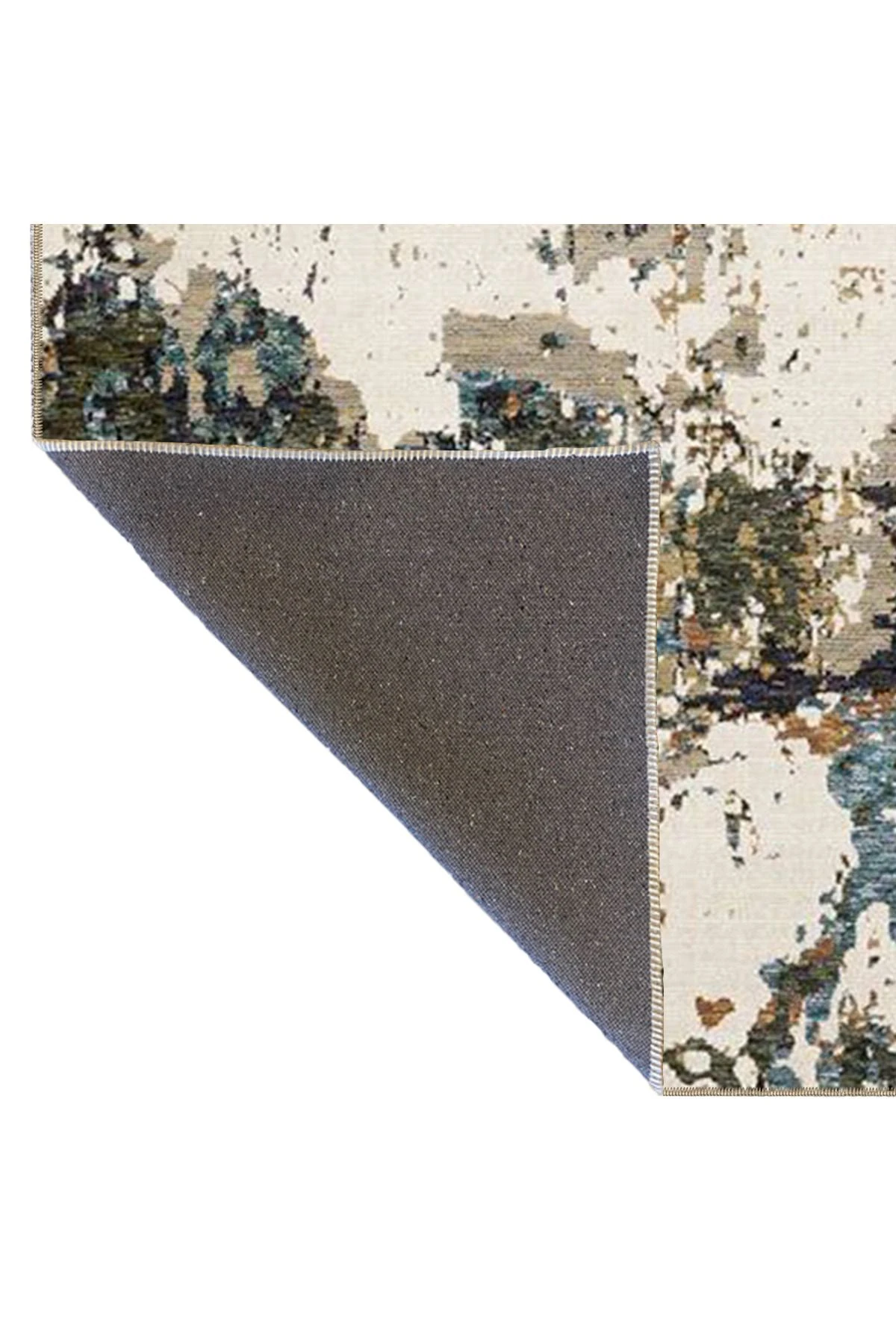 Çok Renkli Soyut Desenli Kreatif Modern Dekoratif Halı 4599