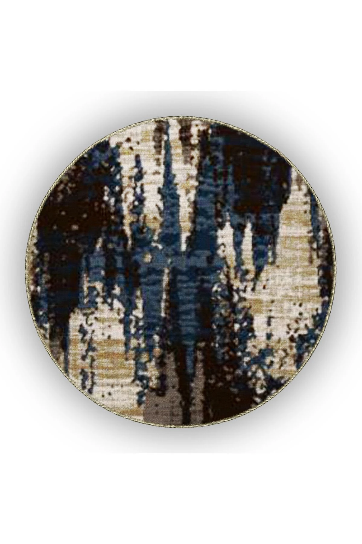 Çok Renkli Abstract Soyut Desenli Kreatif Modern Dekoratif Halı 4888