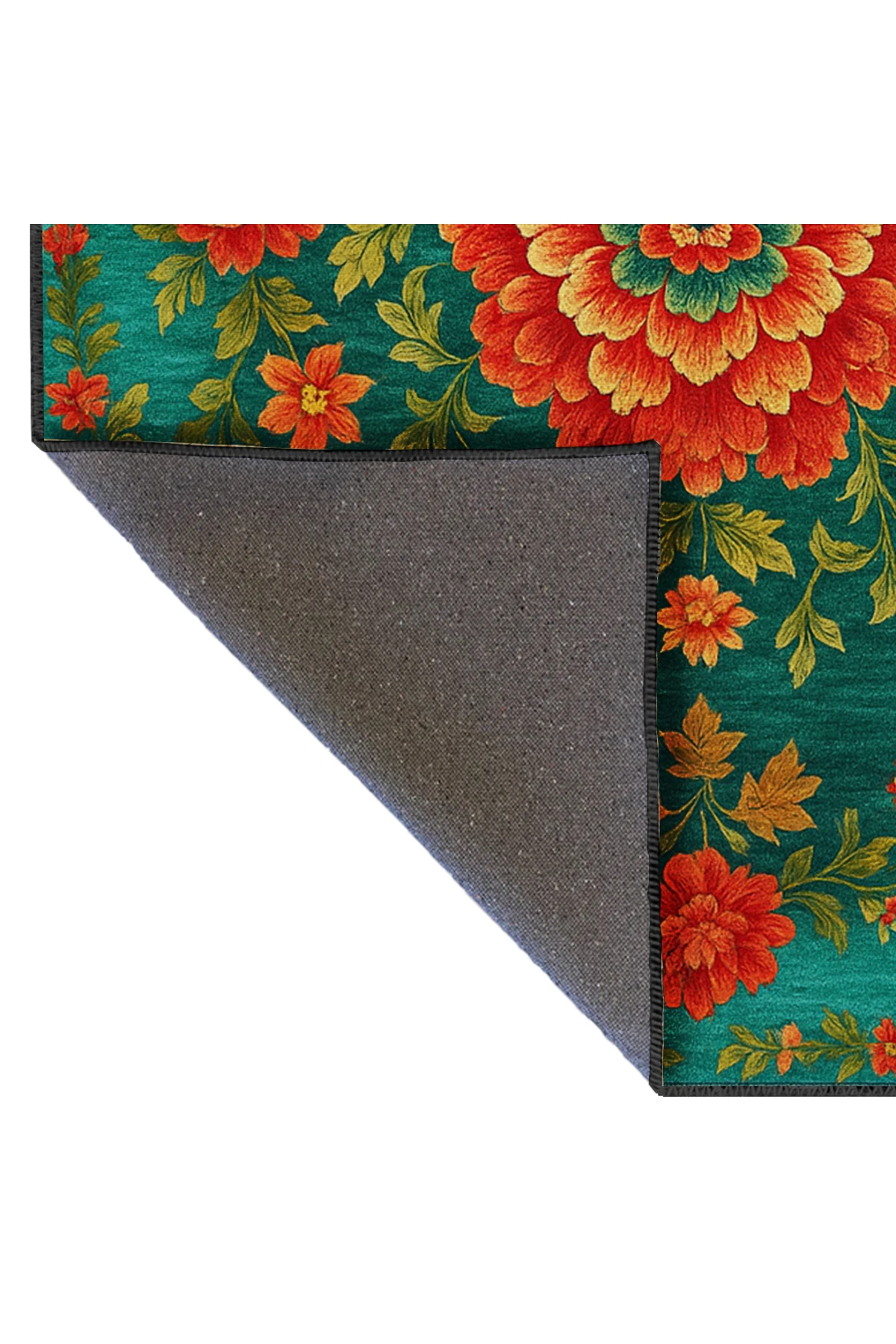 MOSSO Klasik Anadolu Geleneksel Desenli Dokuma Taban Vintage Dekoratif Halı mosso857