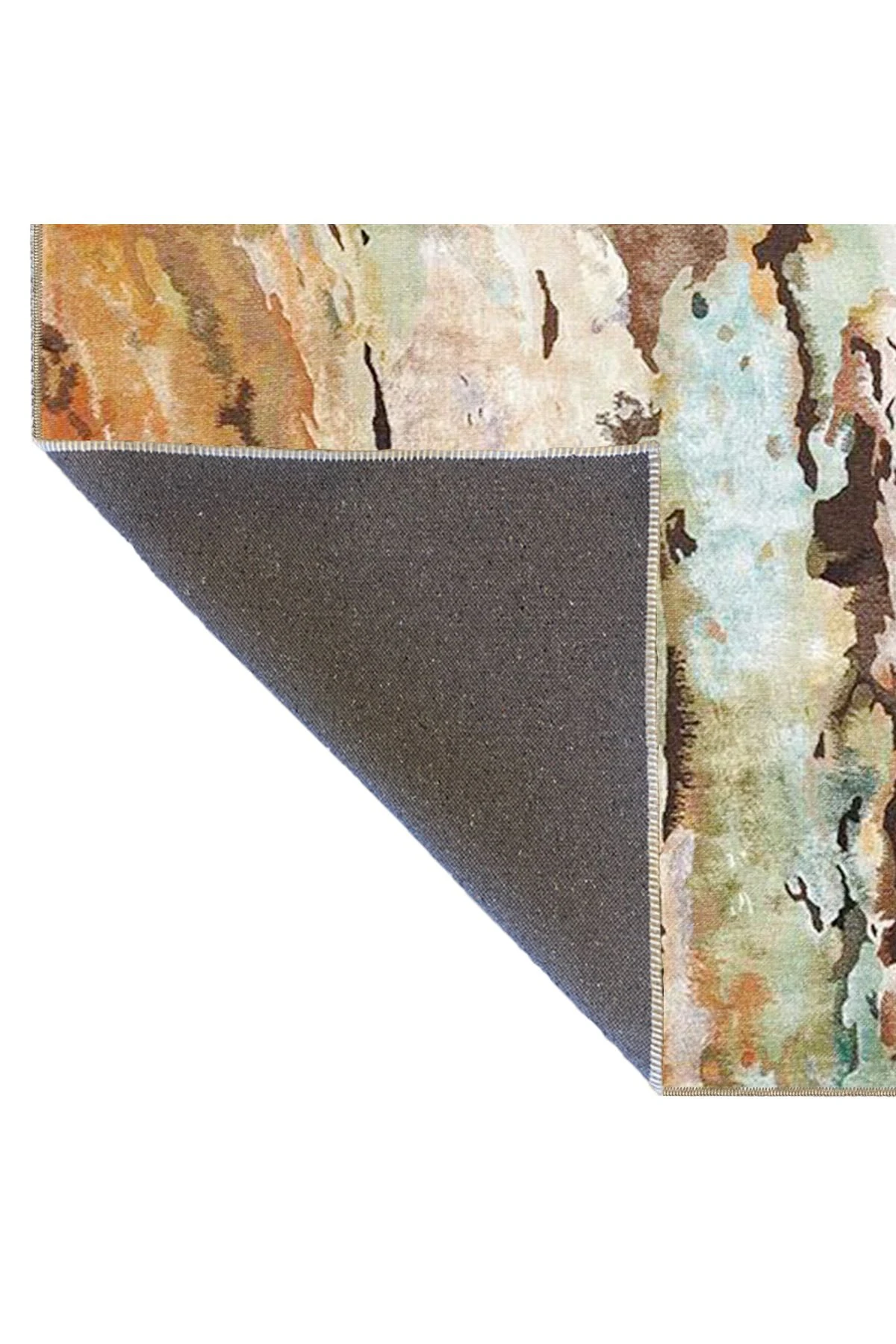 Çok Renkli Abstract Soyut Desenli Modern Dekoratif Halı 3900