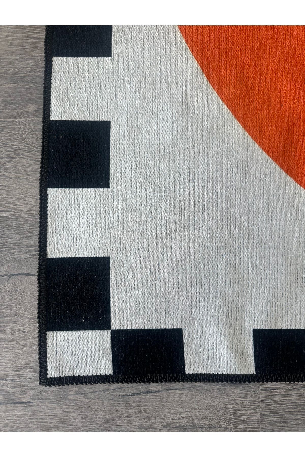 Opal Pembe Good Sleep Yazı Ve Dama Detaylı Dokuma Taban Modern Dekoratif Halı Opal08