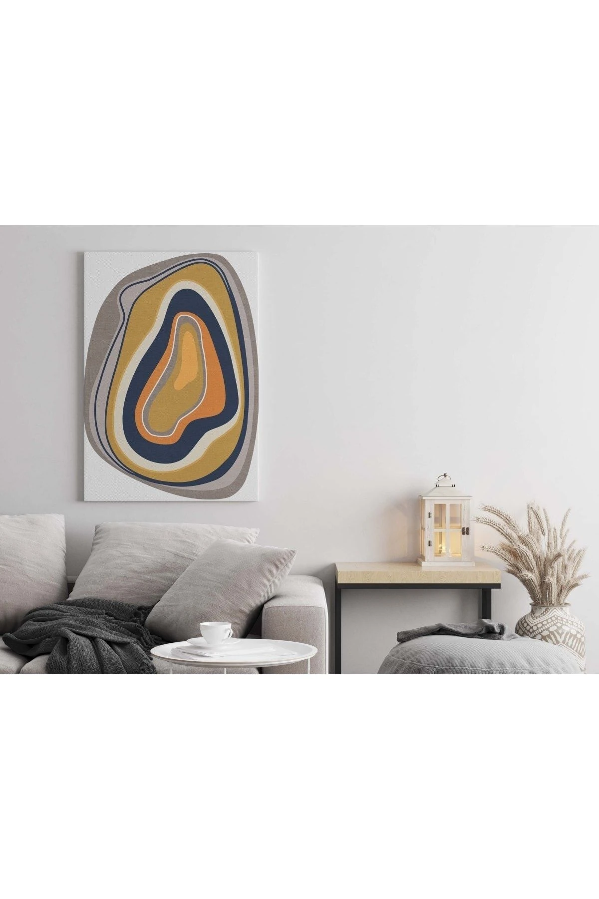 Kanvas Tablo 1122 Asimetrik Formda Soyut Figürlü 151