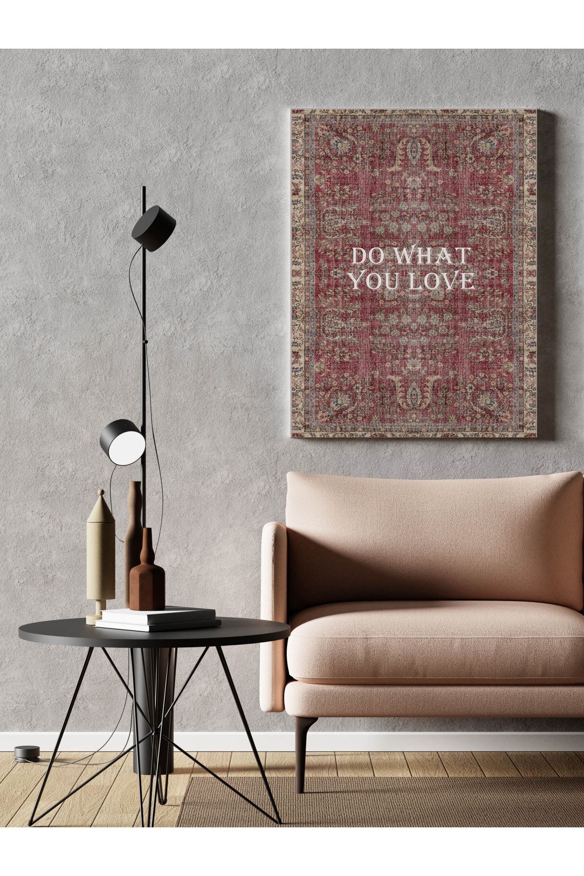 Kanvas Tablo Do What You Love Vintage Temalı 109