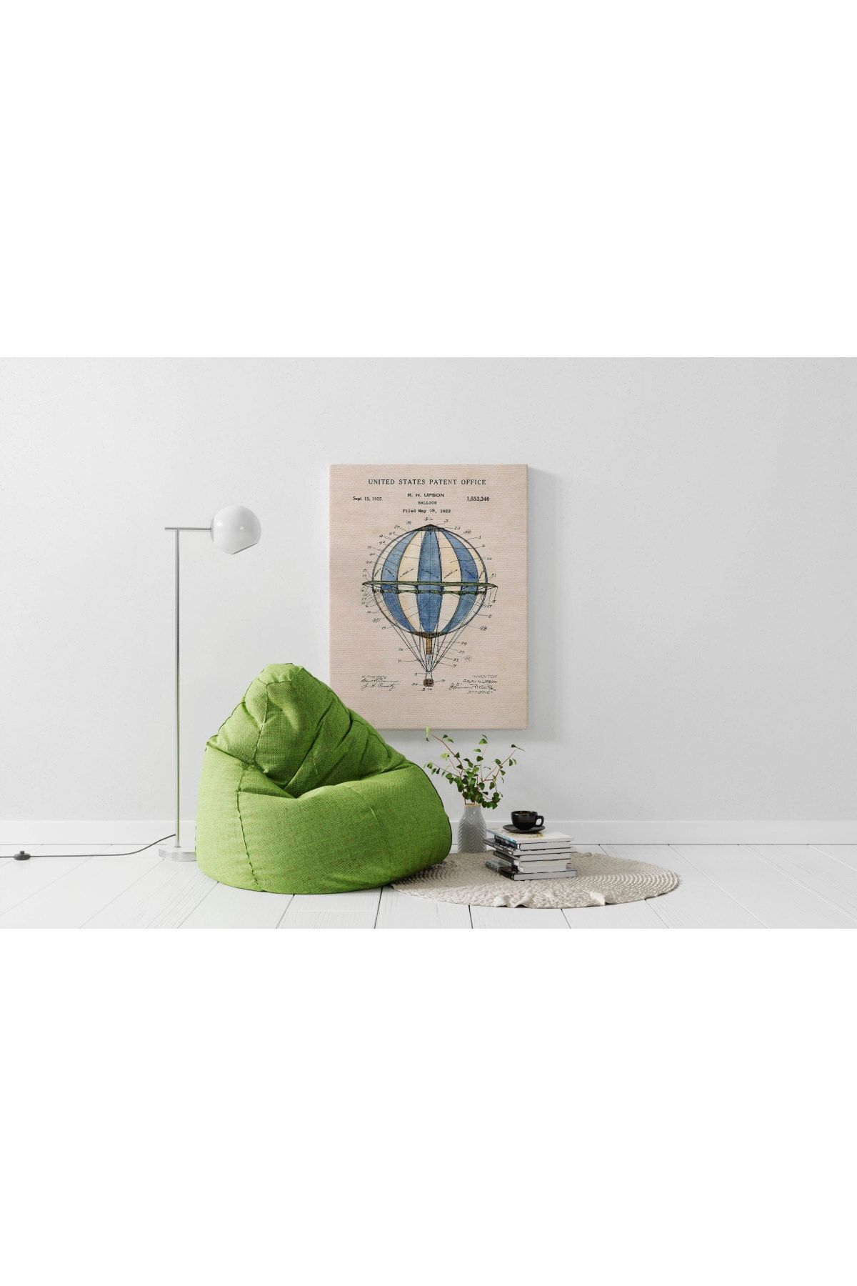 Kanvas Tablo 1041 Uçan Balon Temalı Tasarım 120