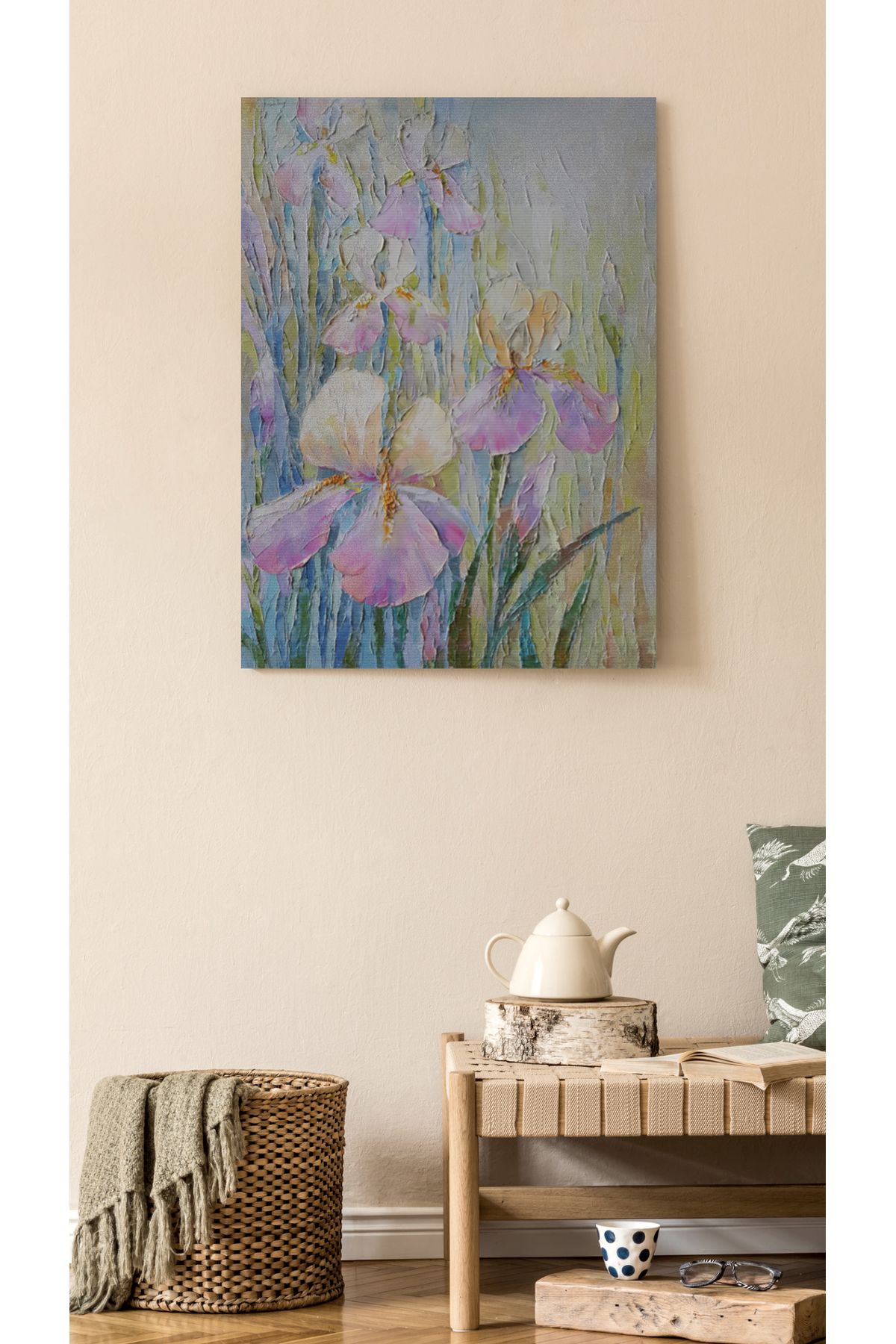 Kanvas Tablo Soyut Renkli Desenli Renkli Temalı Modern Tablo