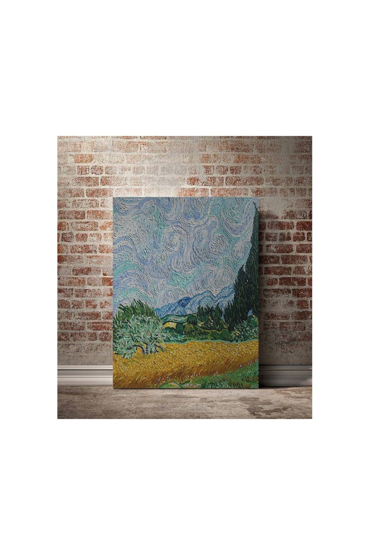 Kanvas Tablo Pastel Boyalı Manzara Temalı Modern Tablo