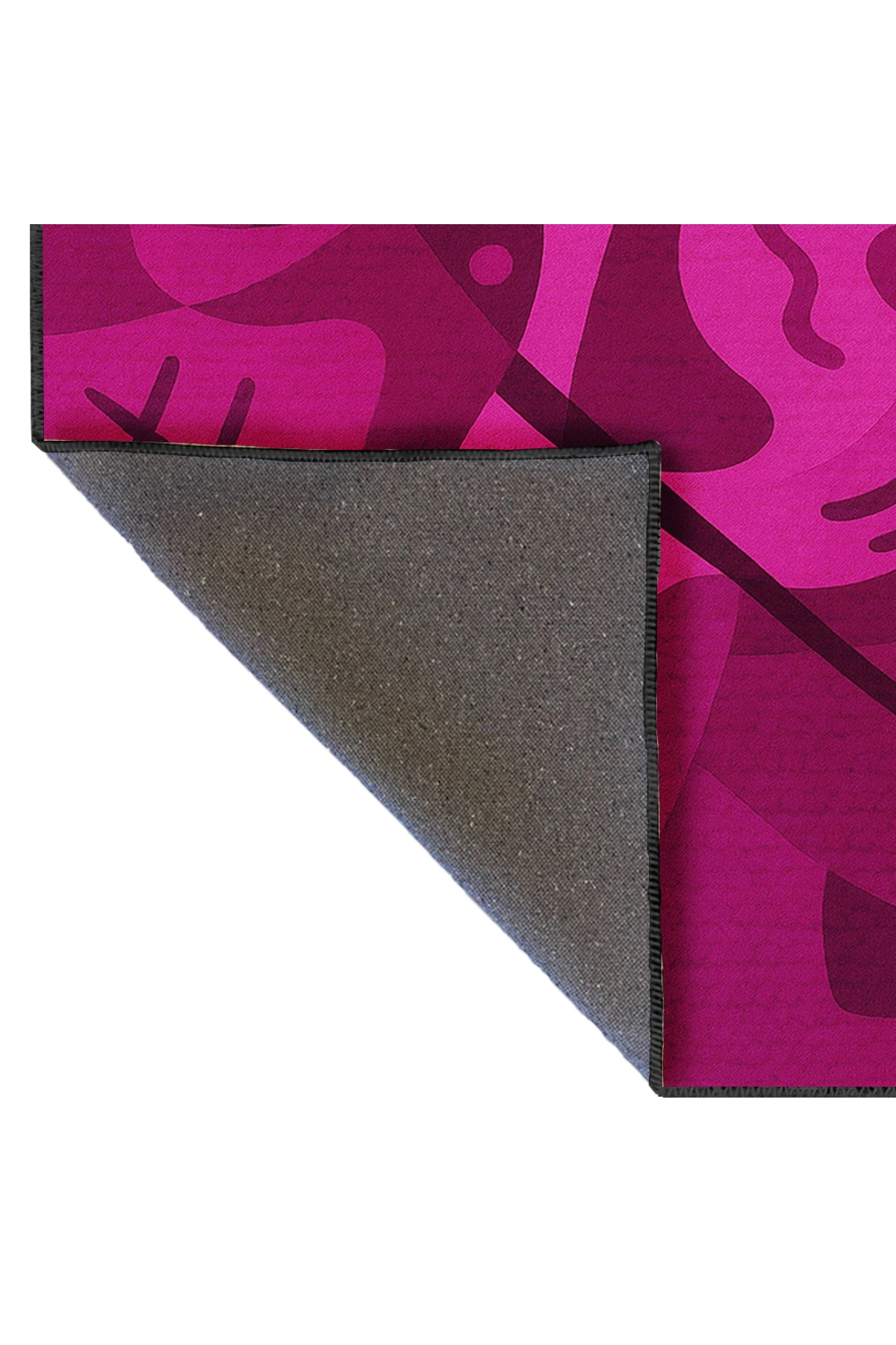 MOSSO Grafiti Motifli Desen Dokuma Taban Vintage Dekoratif Halı mosso900