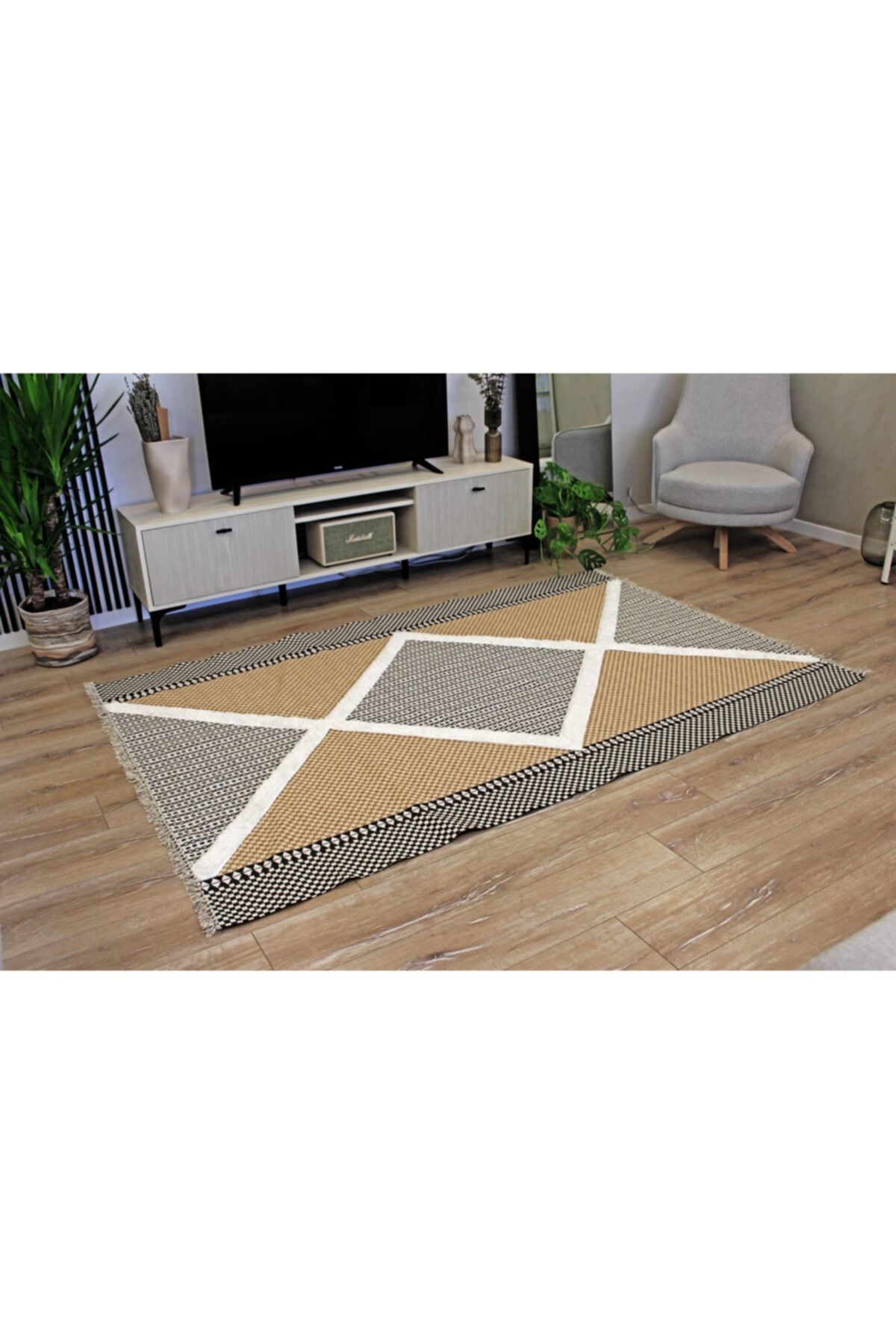 Rustik 2021 Bohem Iskandinav Stil Kilim