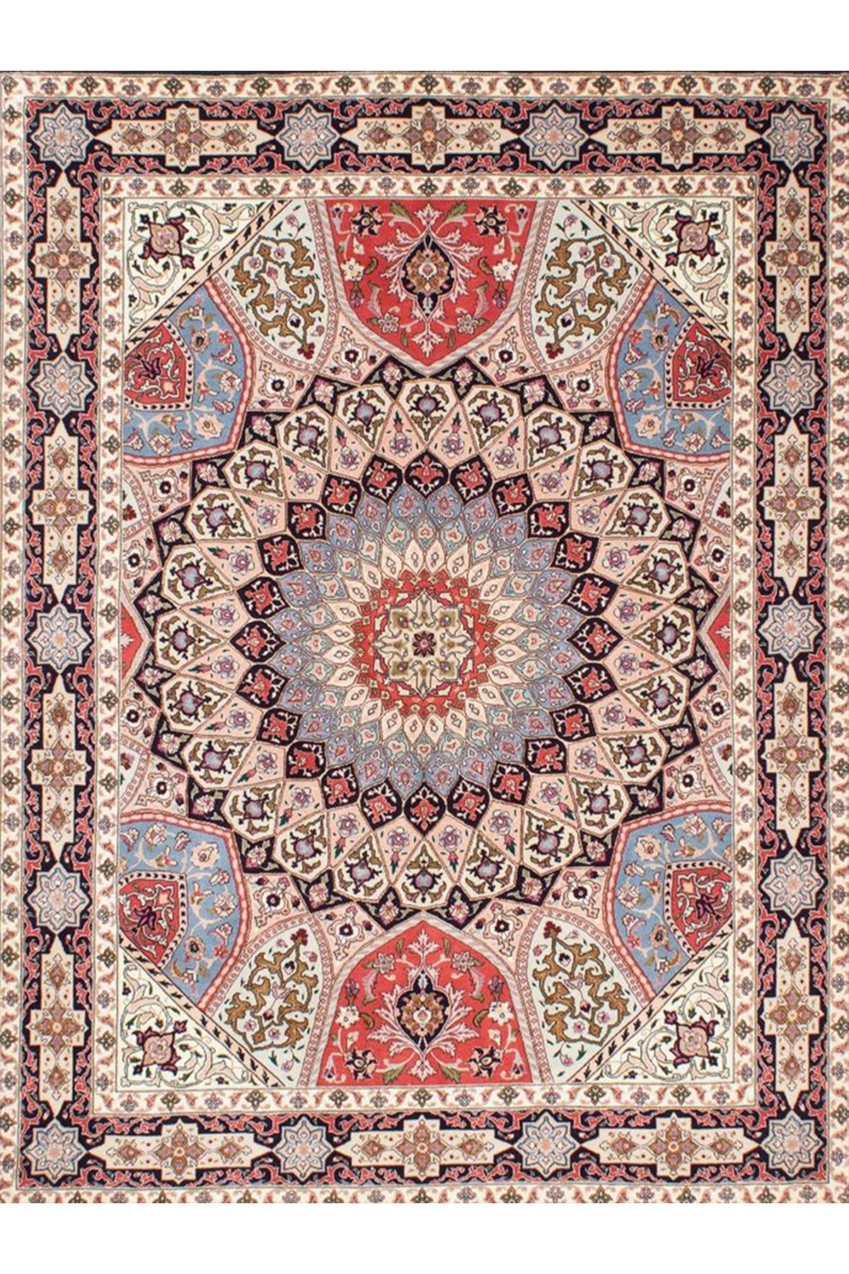 Aysu Koleksiyonu Çok Renkli Antik Desenli Dokuma Taban Modern Dekoratif Halı aysu49