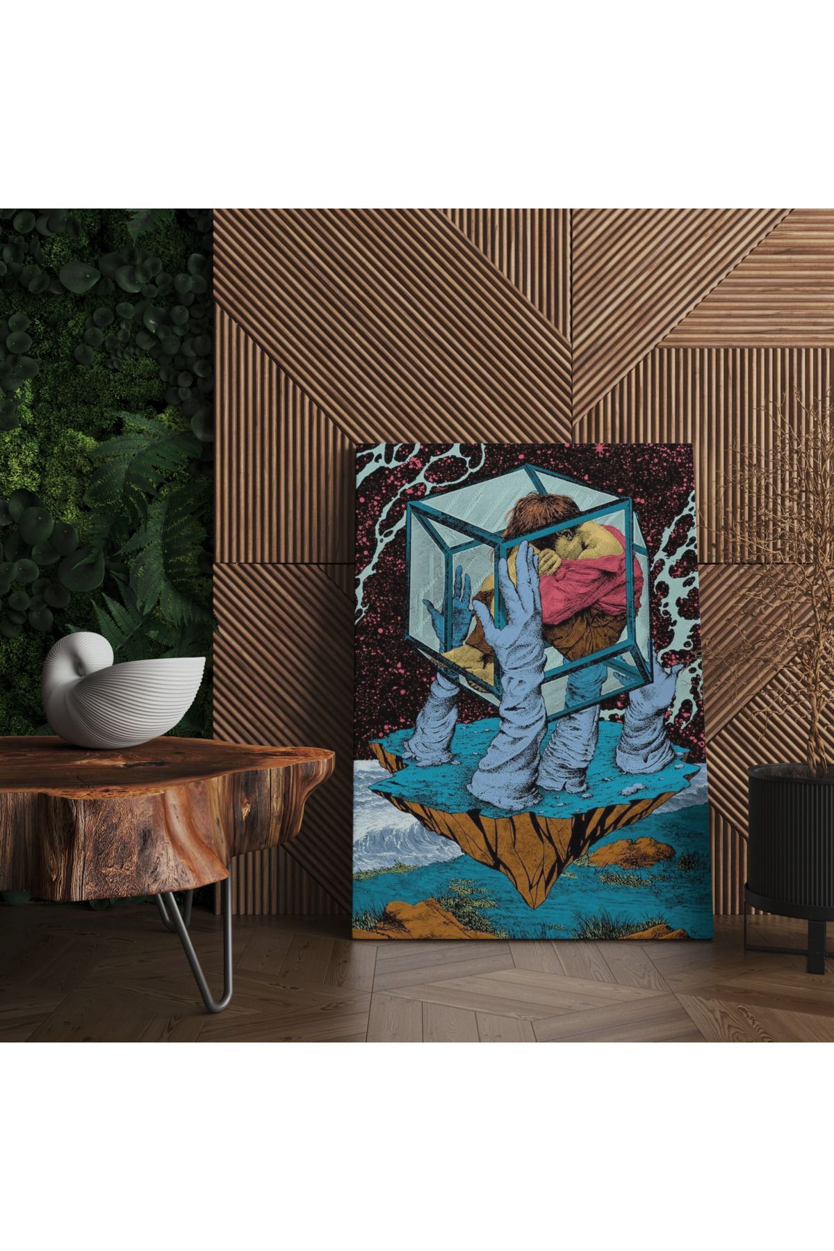 Kanvas Tablo Vanus İçinde Çocuk Temalı