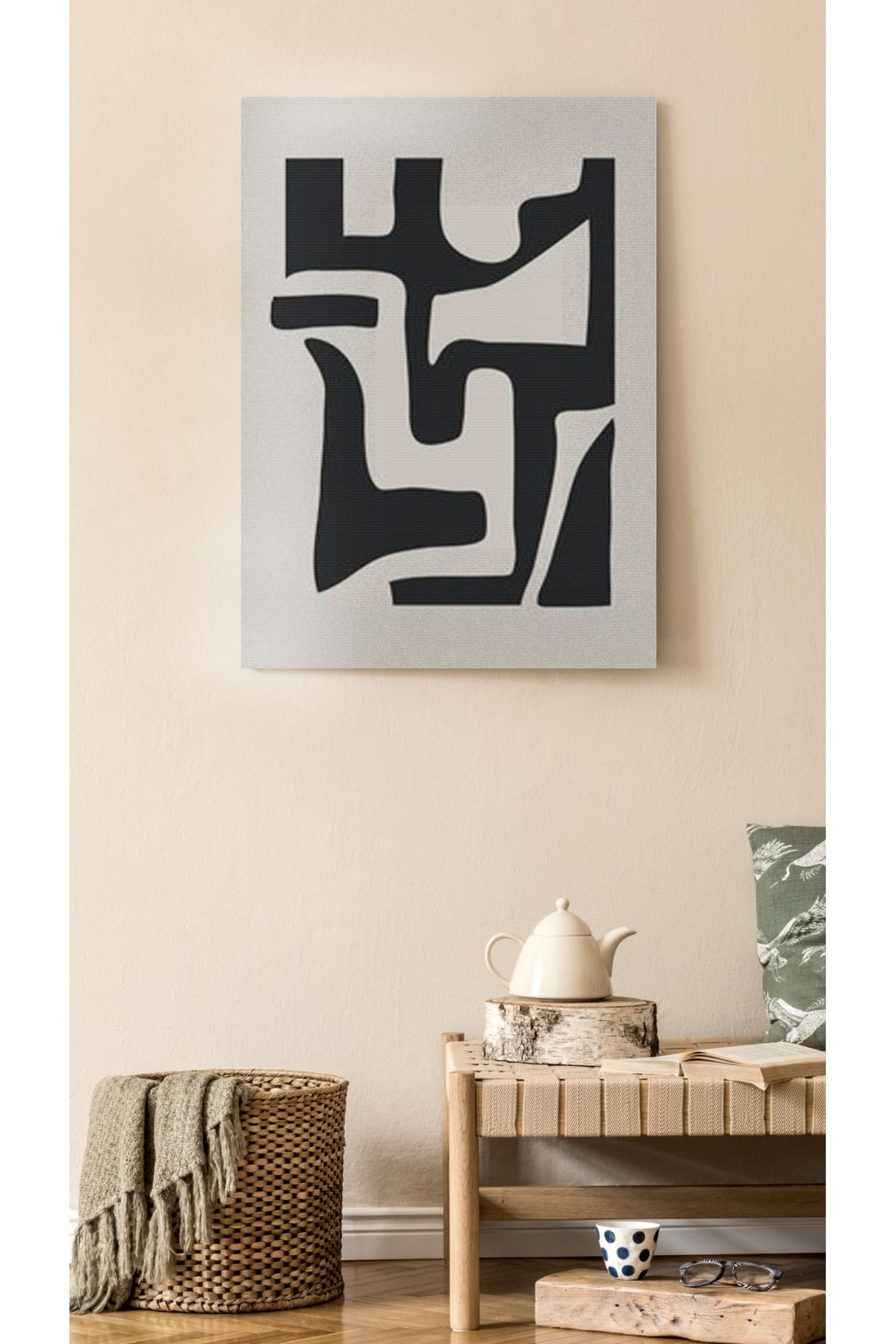 Kanvas Tablo Modern Geometrik Desenli Temalı Tablo