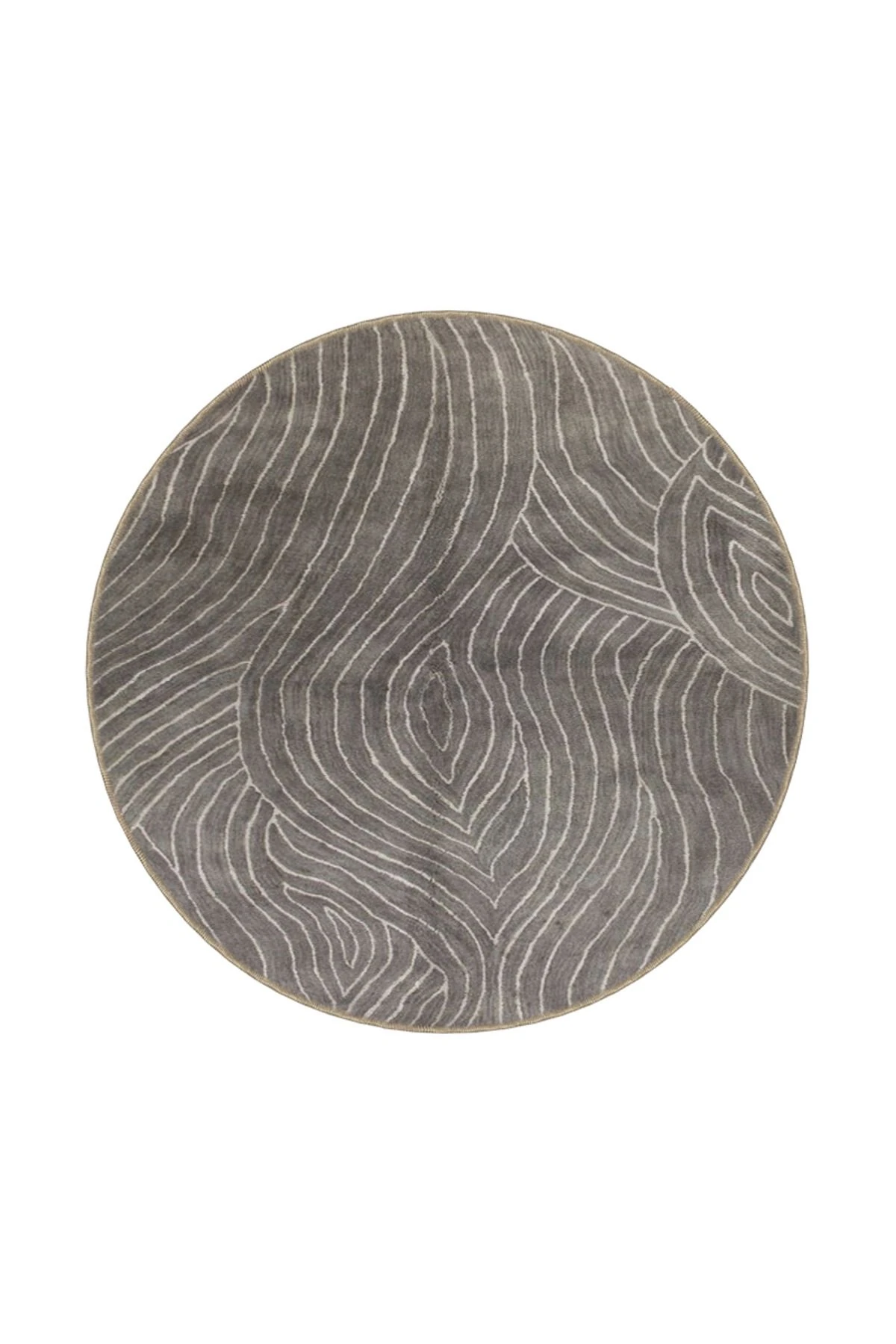 Kahverengi Renkli Çizgili Temalı Desenli Modern Dekoratif Halı ve Yıkanabilir Halı miravip9598