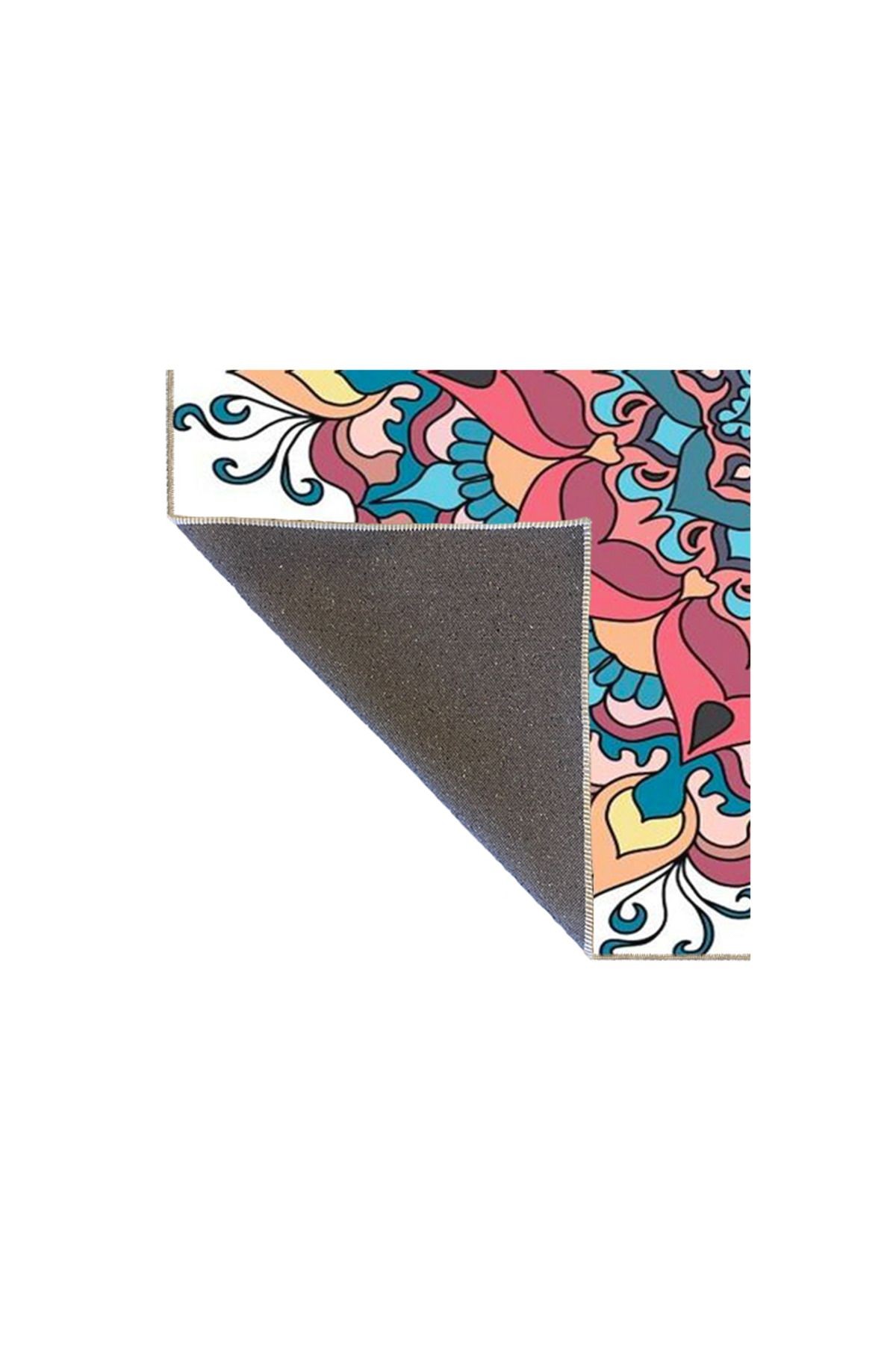 Yıldız Mixed Color Temalı Dokuma Taban Halı ve Yıkanabilir Halı miravip10444