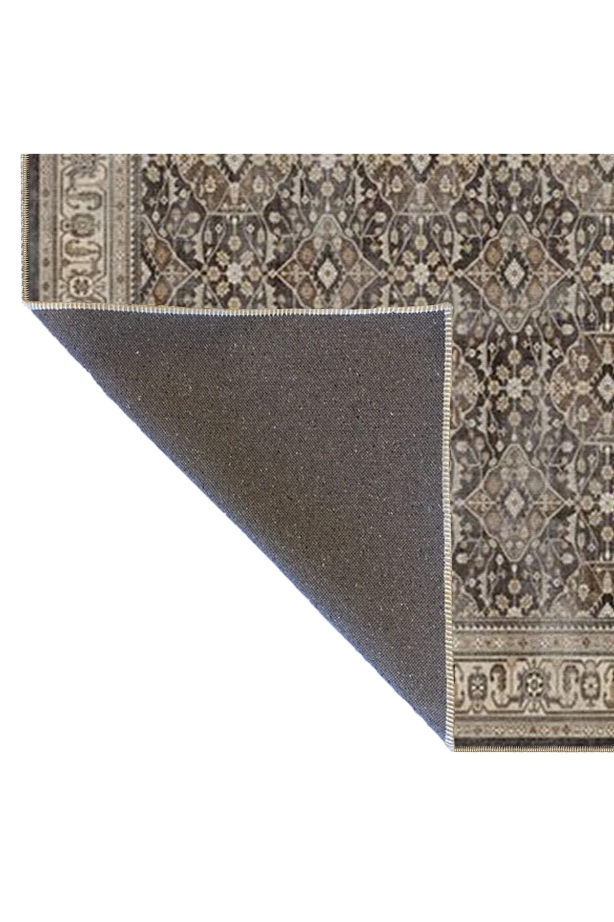 Modern Kahverengi Renkli  Dokuma Taban Halı miravip8108