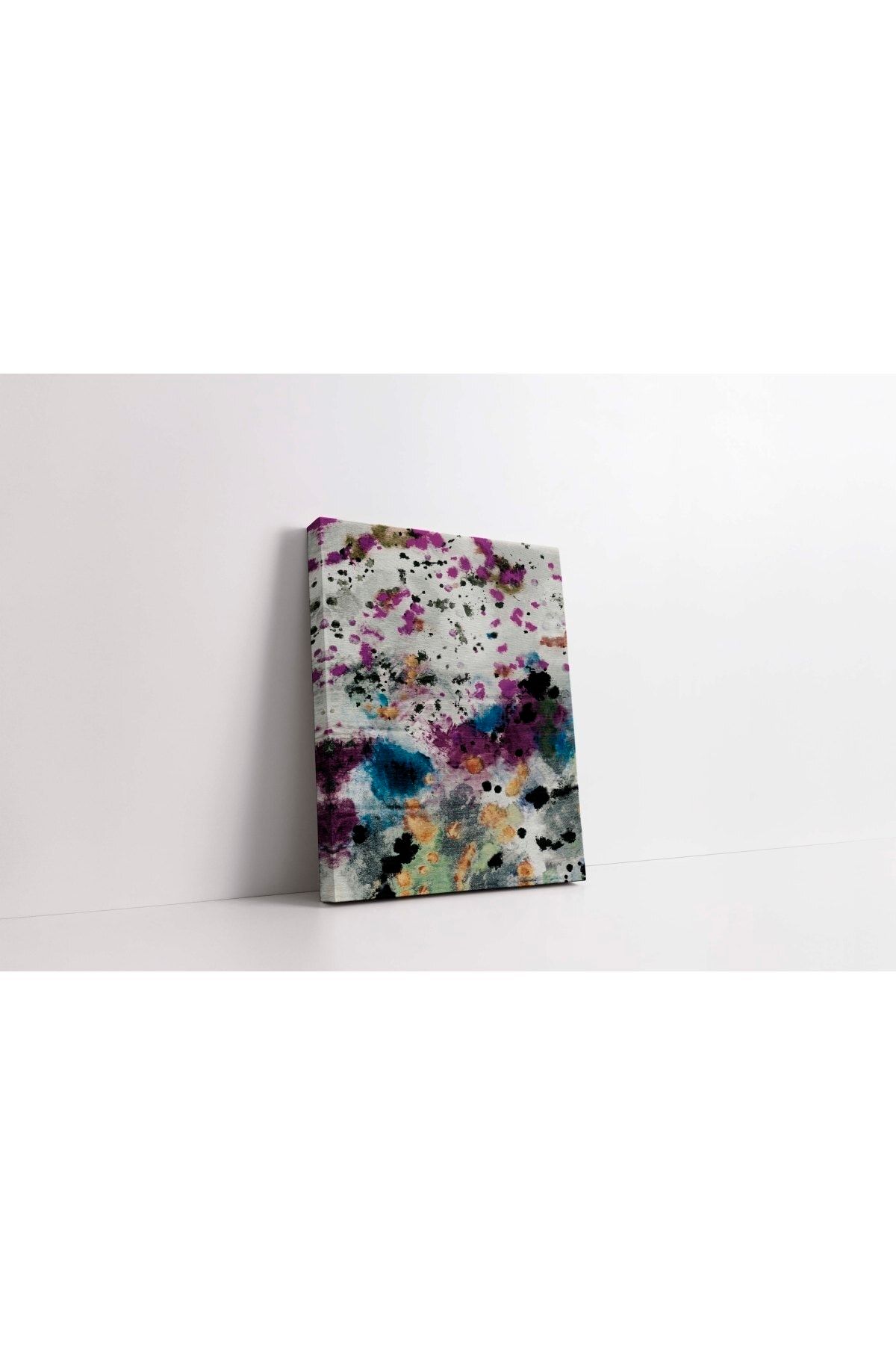 Kanvas Tablo Soyut Ve Batik Desen Çok Renkli 52